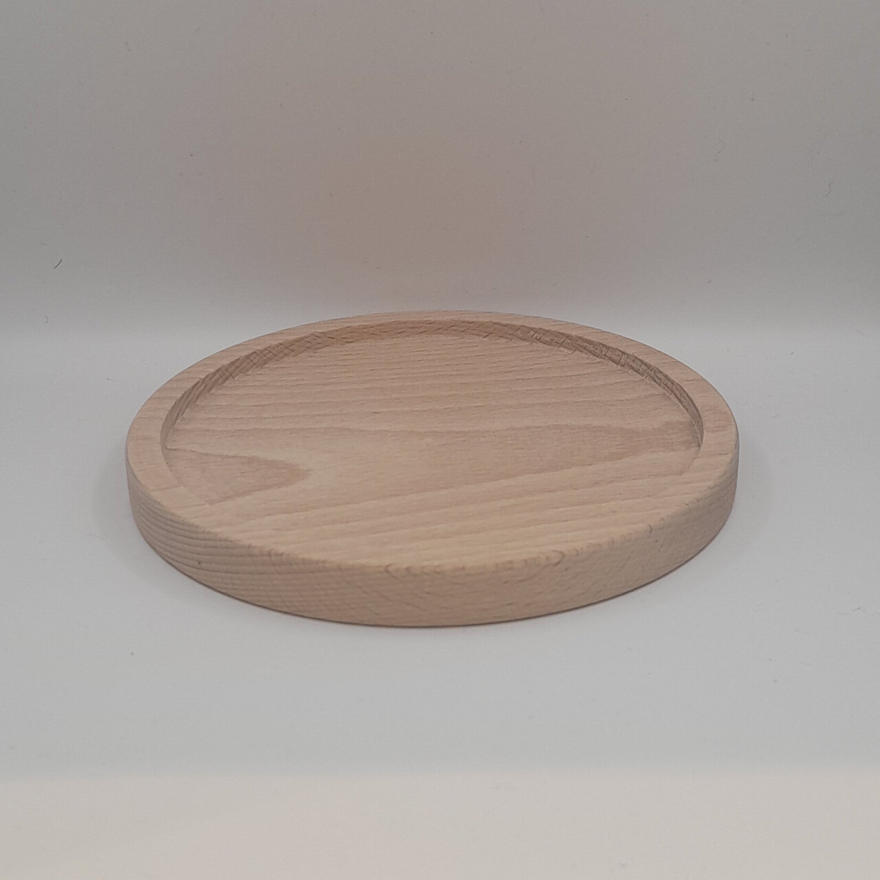 Kerzen-Unterteller aus Holz 12cm