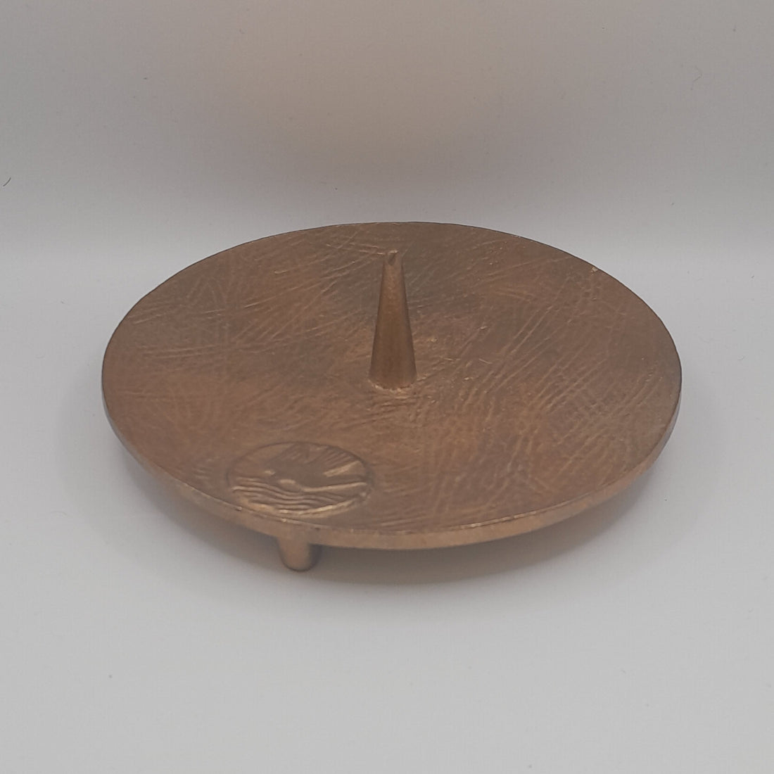 Kerzenteller goldfarben