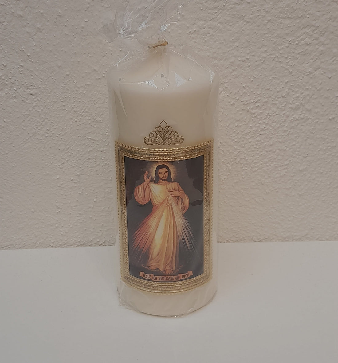 Geweihte Kerze "Barmherziger Jesus" groß