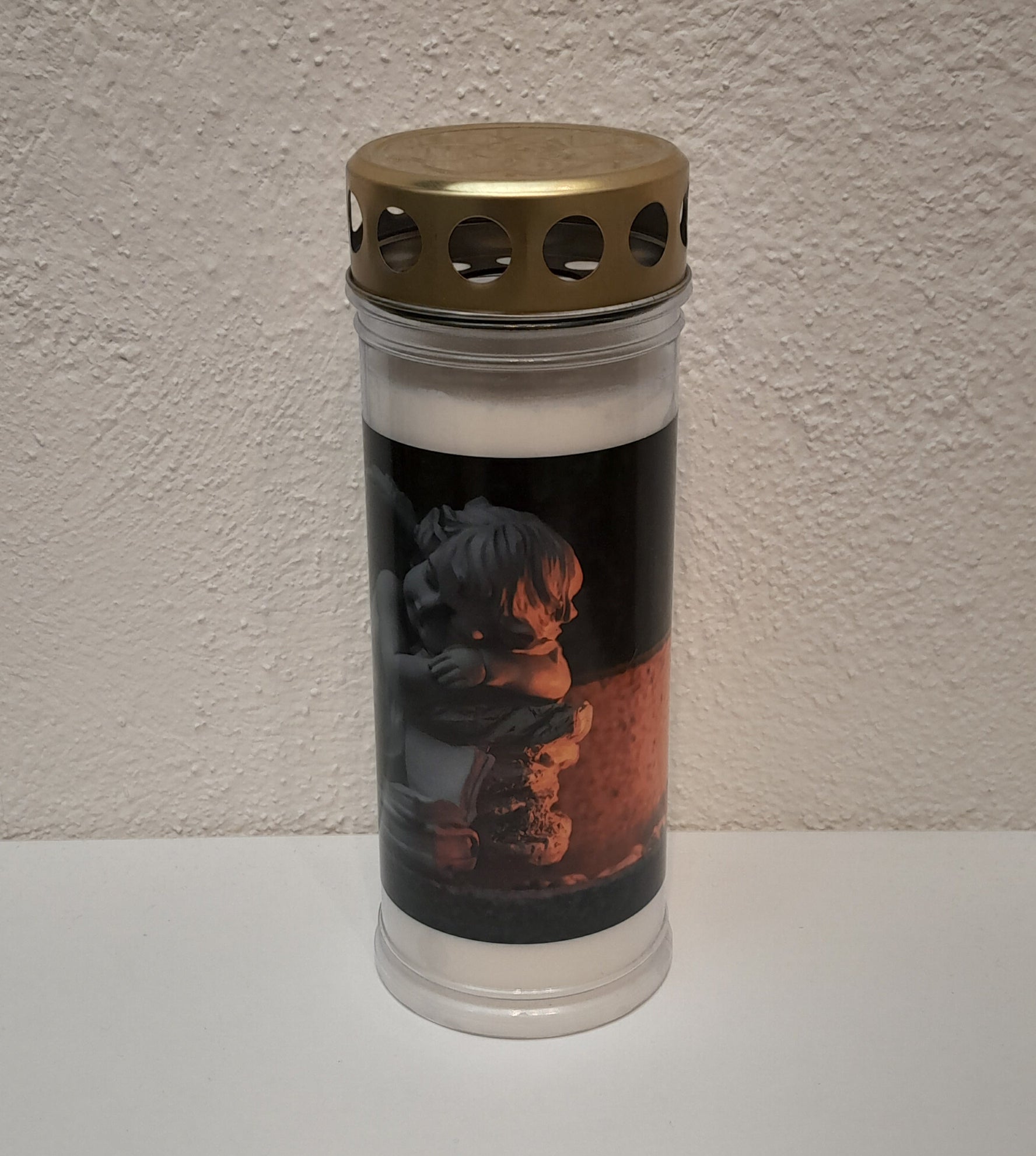 Grablicht "Engel an Stein"