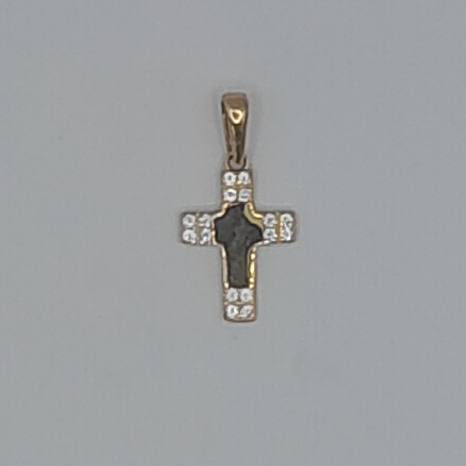 Kettenanhänger Kreuz Gelbgold 585