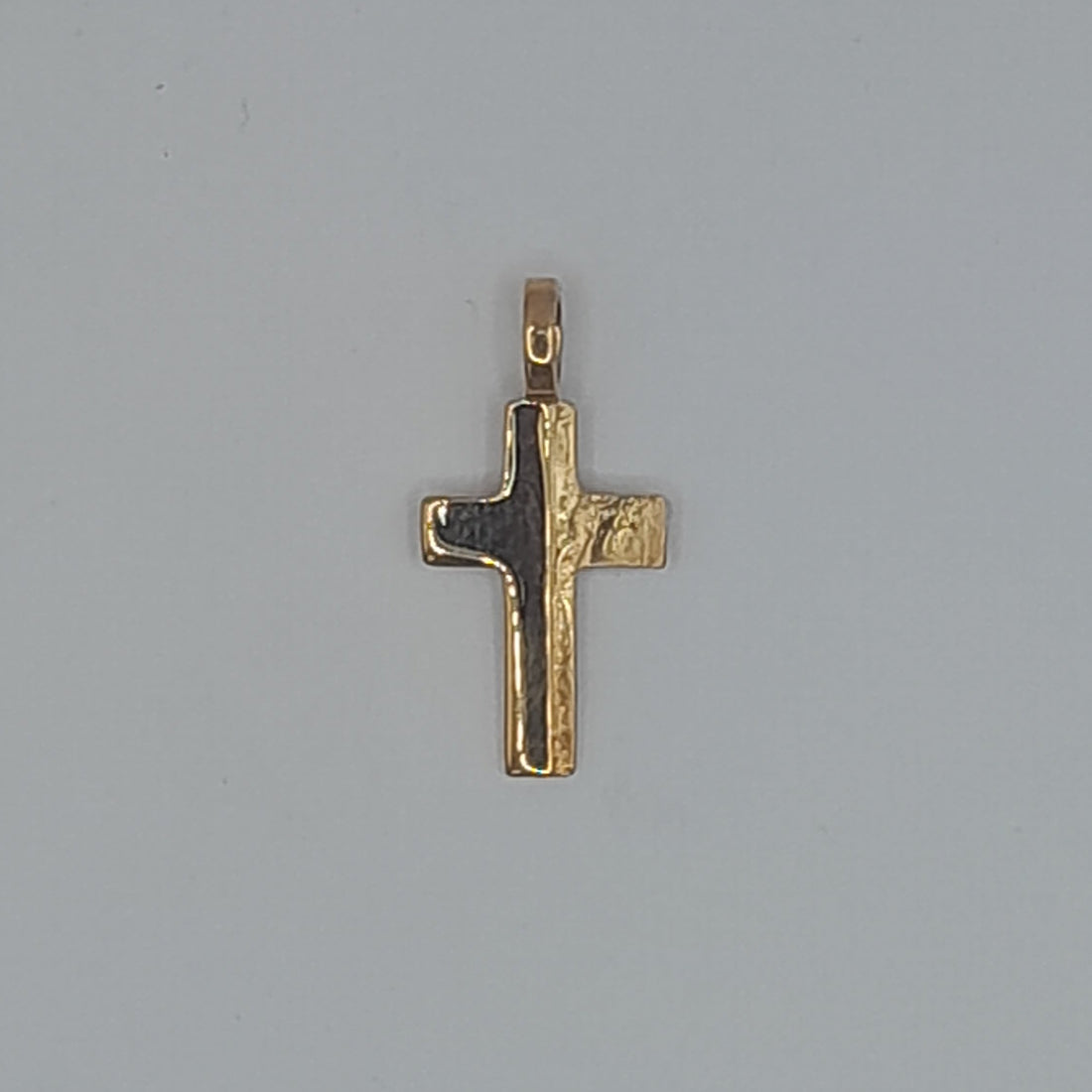 Kettenanhänger Kreuz Gelbgold 585