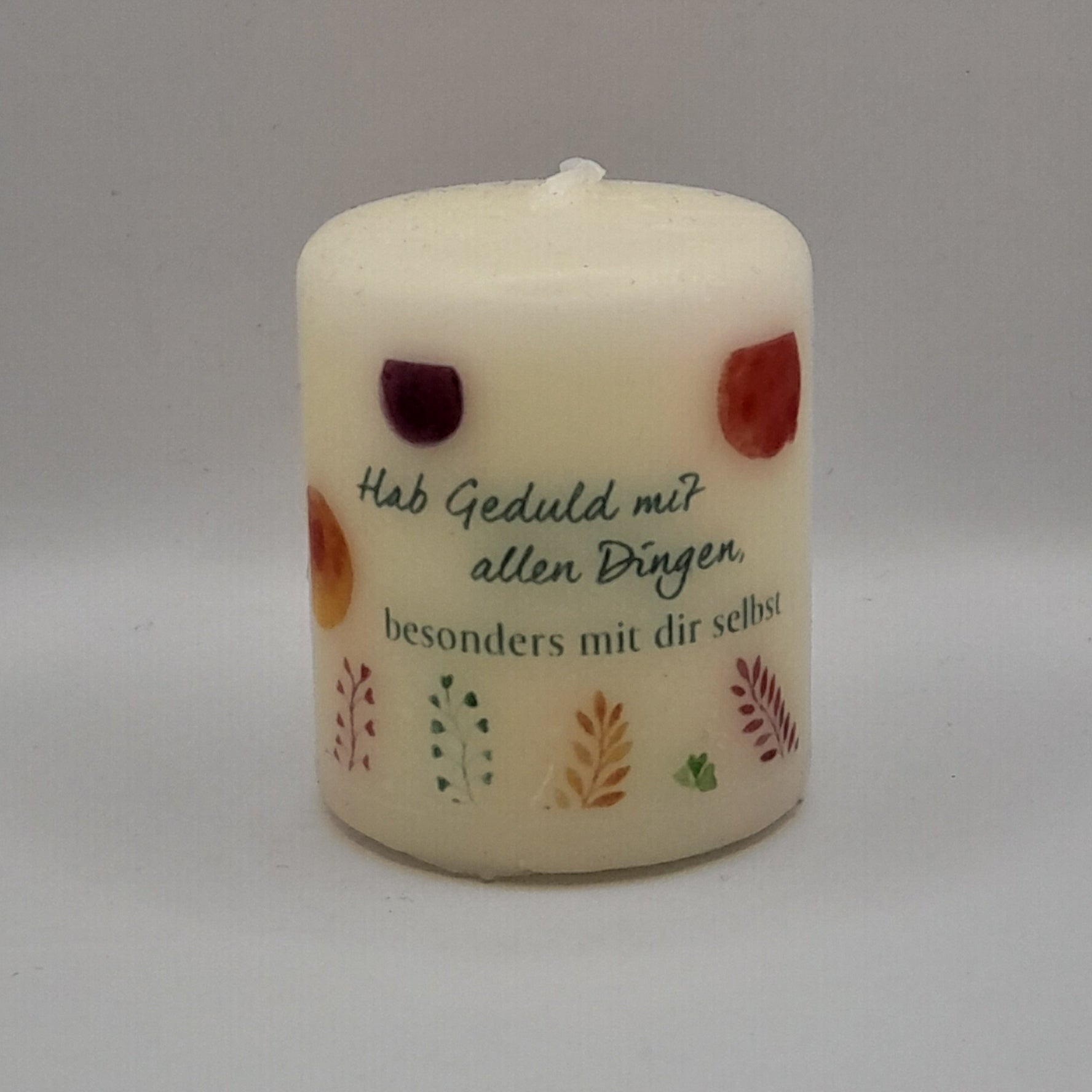 Mini-Geschenkkerze "Hab Geduld"