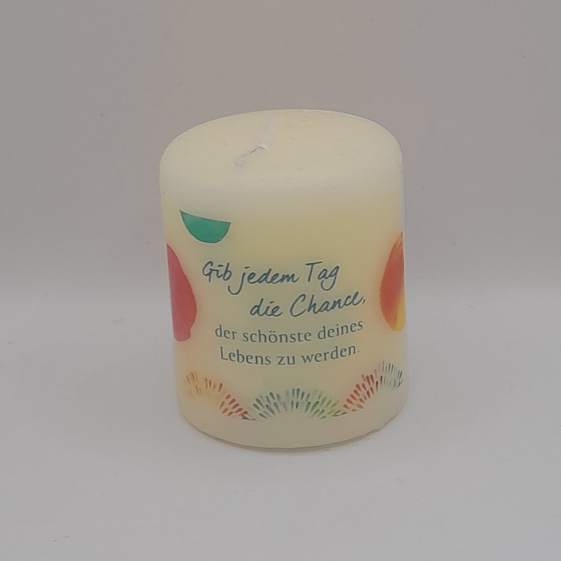 Mini-Geschenkkerze "Gib jedem Tag die Chance"