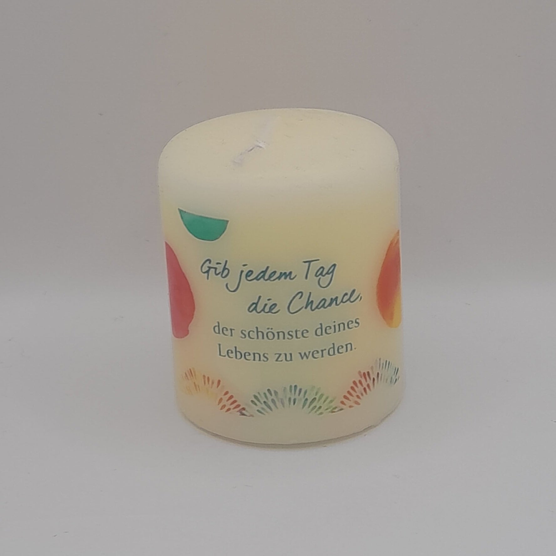 Mini-Geschenkkerze "Gib jedem Tag die Chance"