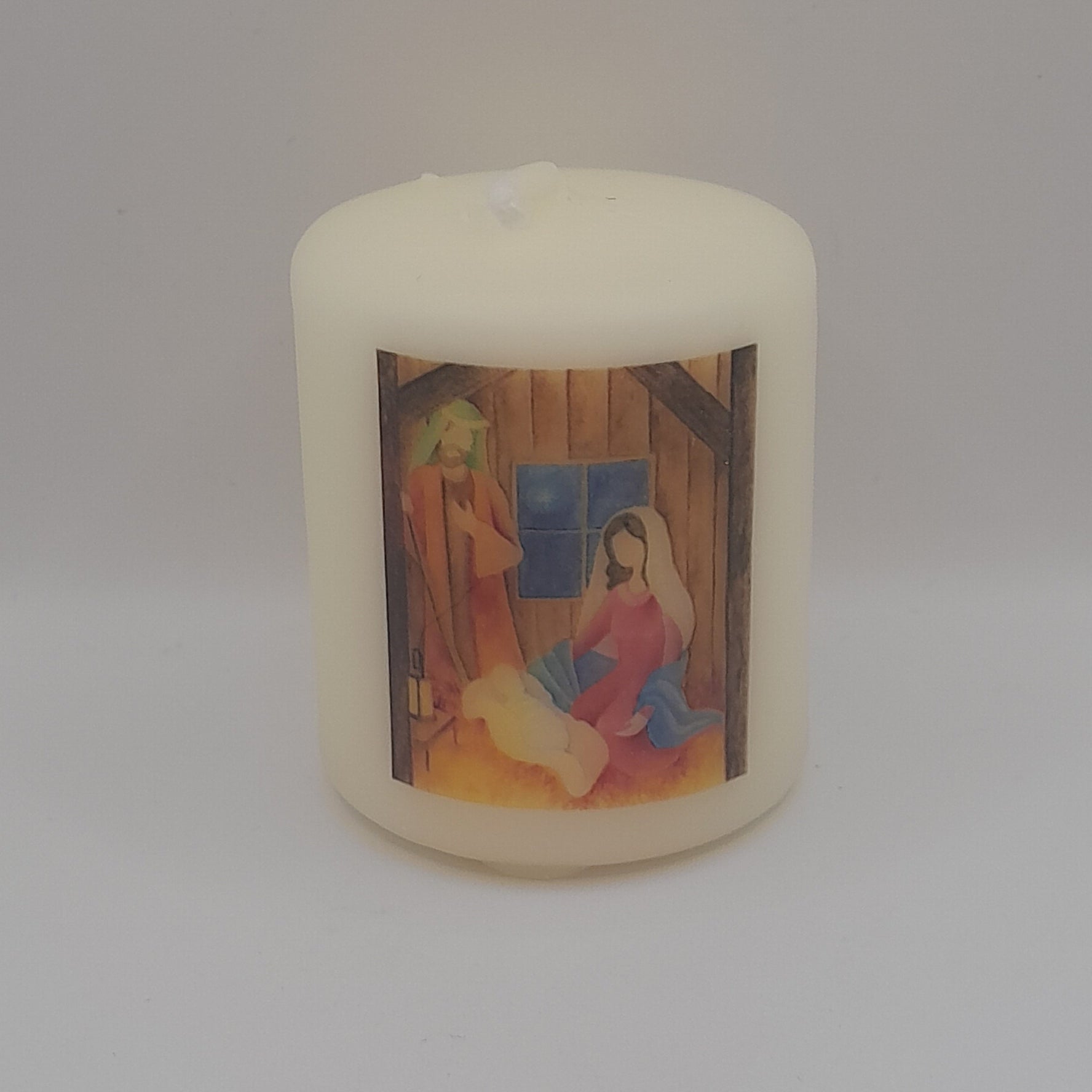 Mini-Weihnachtskerze "Hl. Familie"