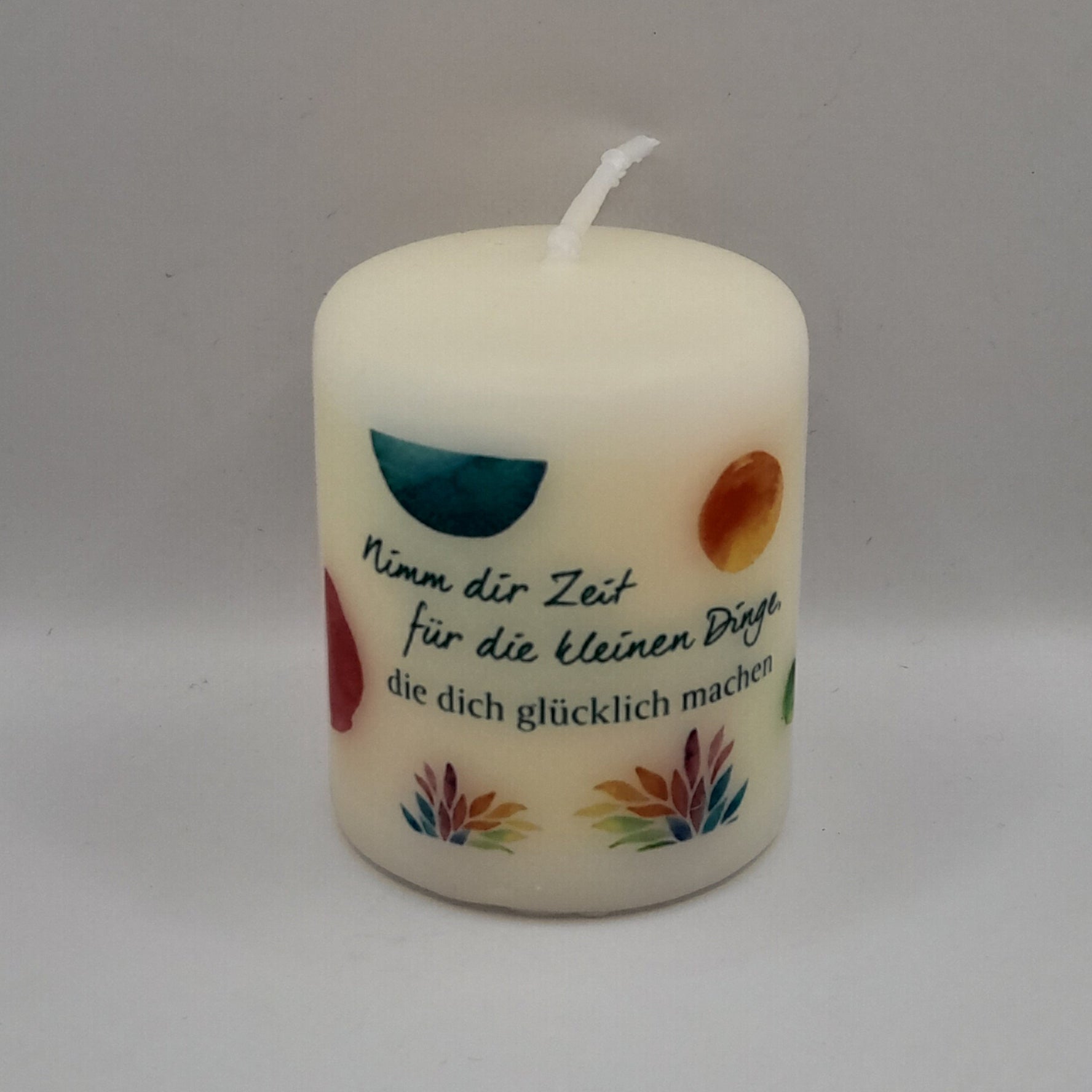 Mini-Geschenkkerze "Nimm dir Zeit"