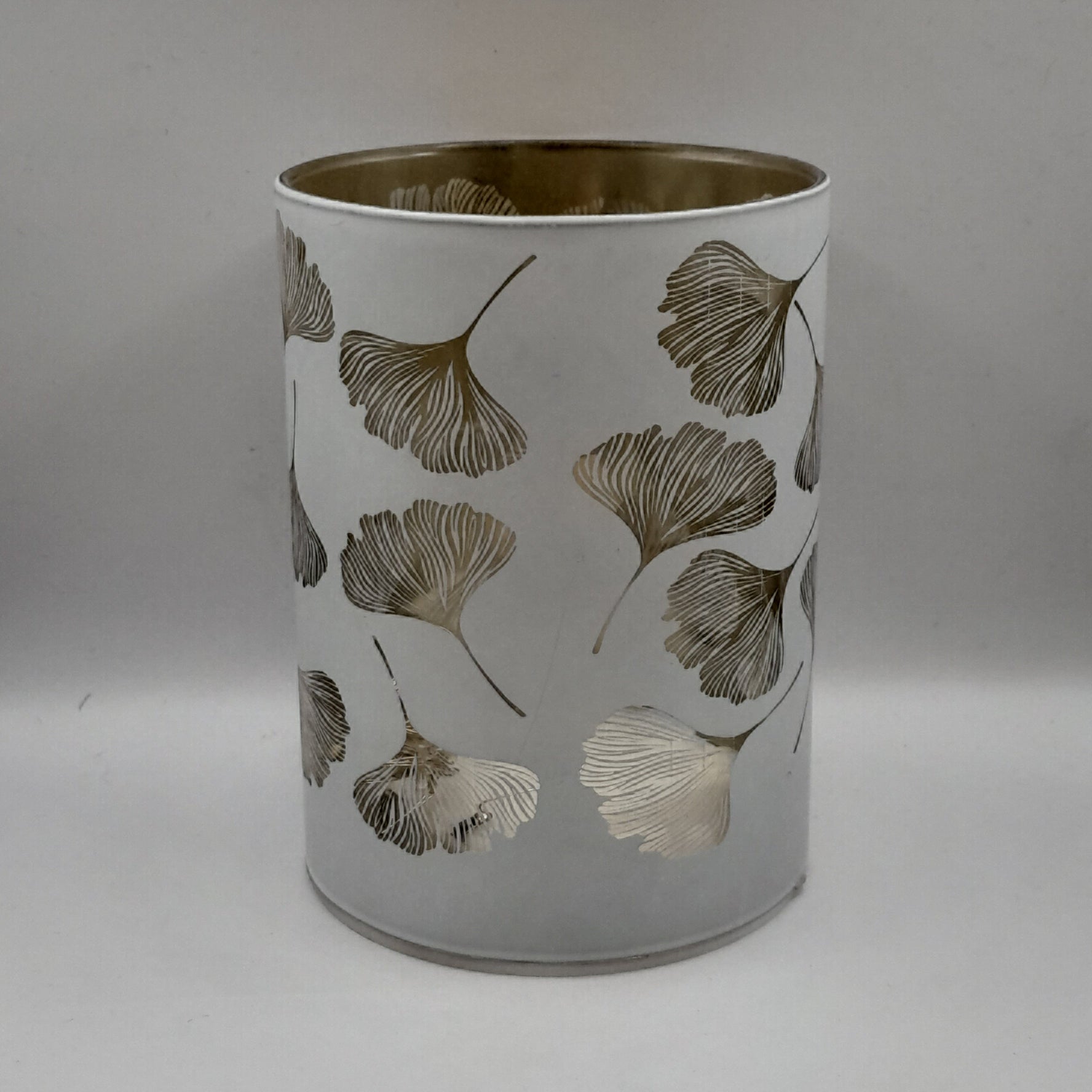 LED-Windlicht Ginko weiß