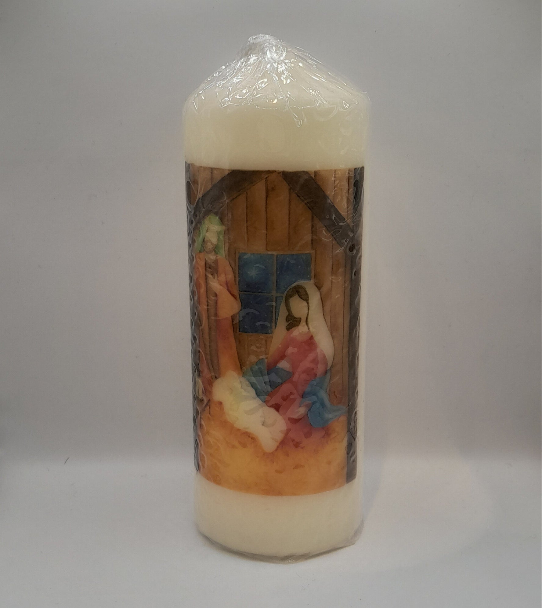 Weihnachtskerze "Heilige Familie"