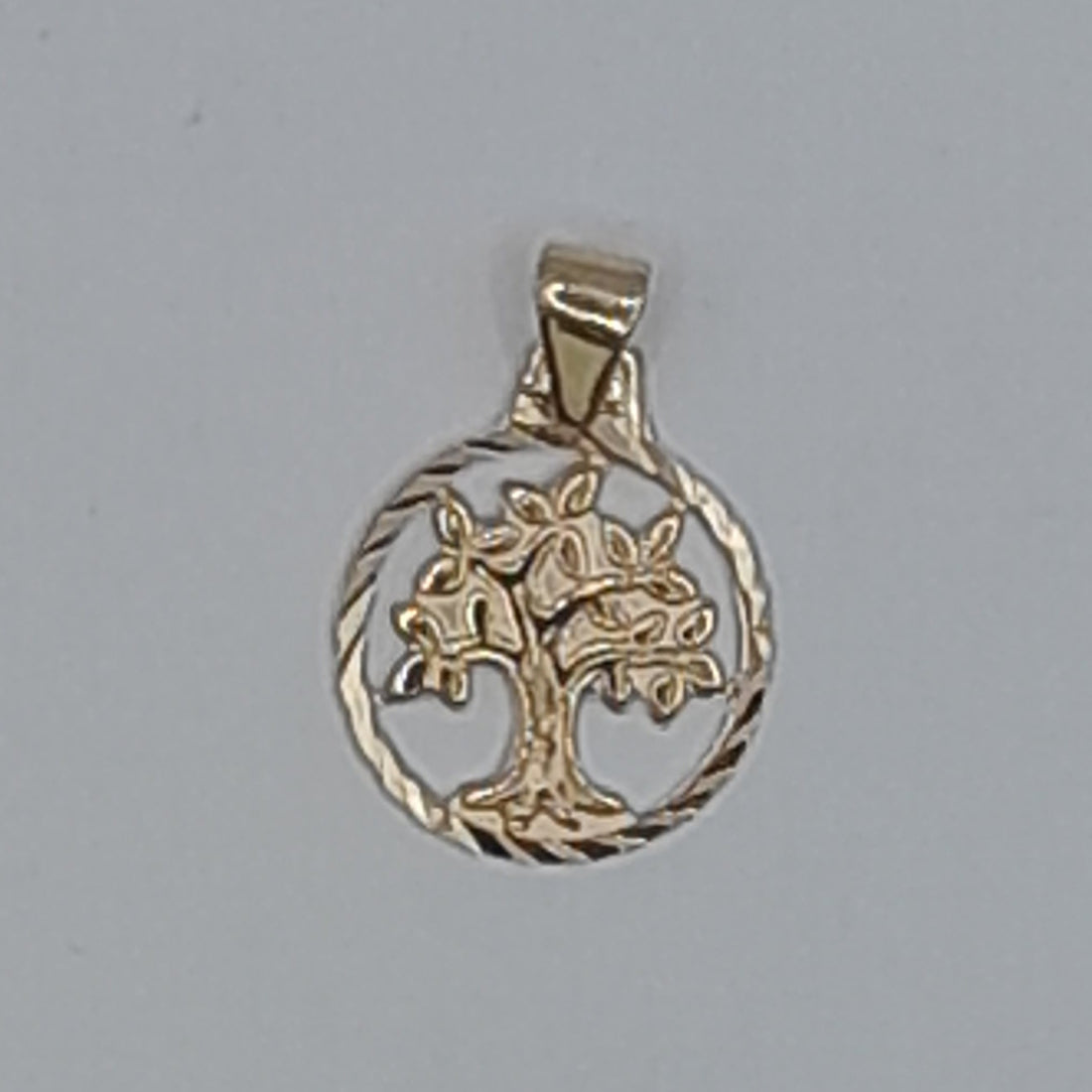 Kettenanhänger Lebensbaum Gelbgold 585