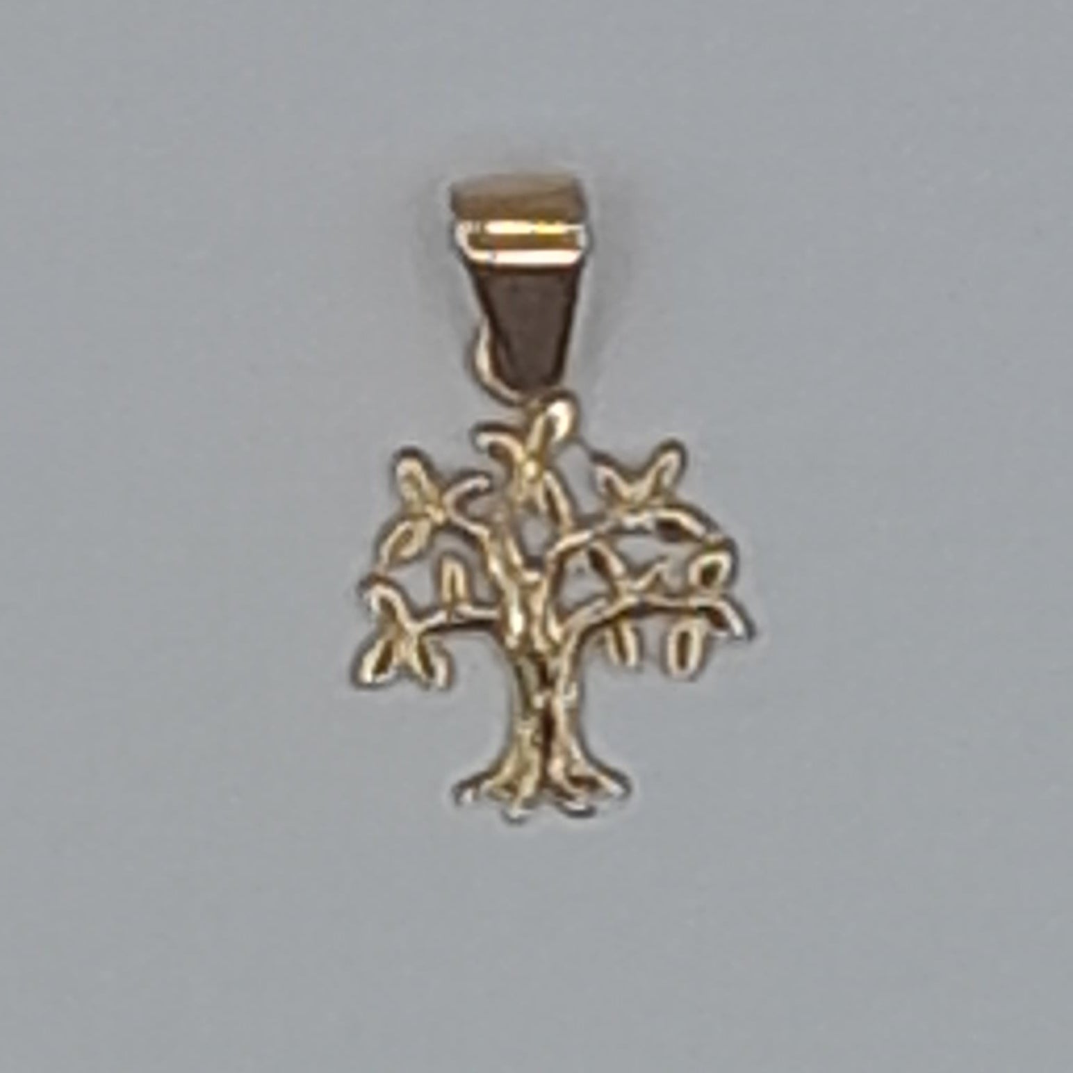 Kettenanhänger Lebensbaum Gelbgold 585