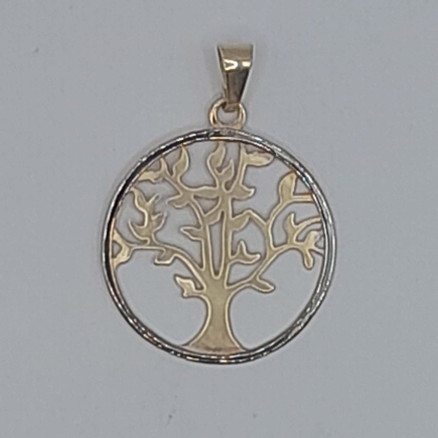 Kettenanhänger Lebensbaum Gold 585