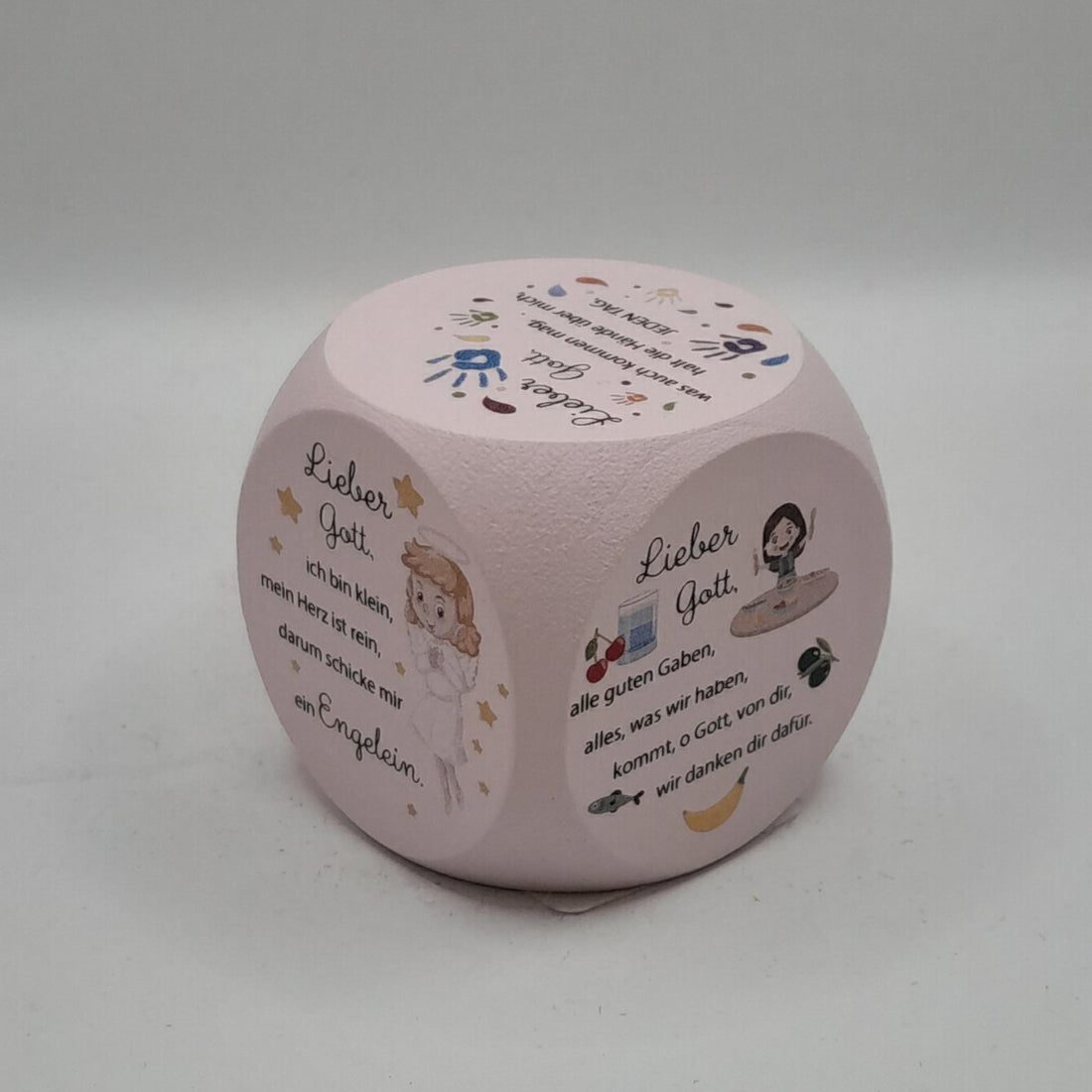 Gebetswürfel "Erste Gebete" rosa