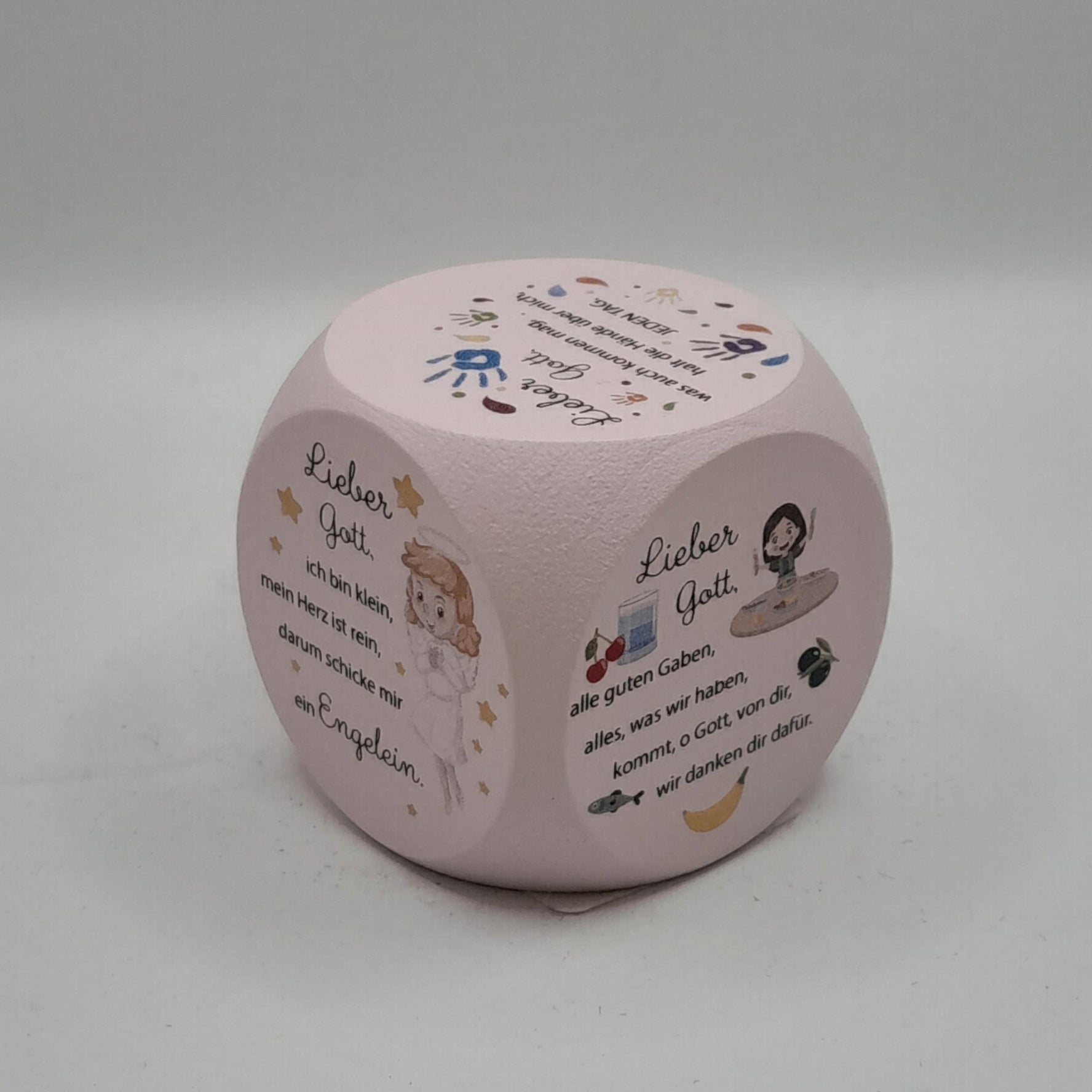 Gebetswürfel "Erste Gebete" rosa