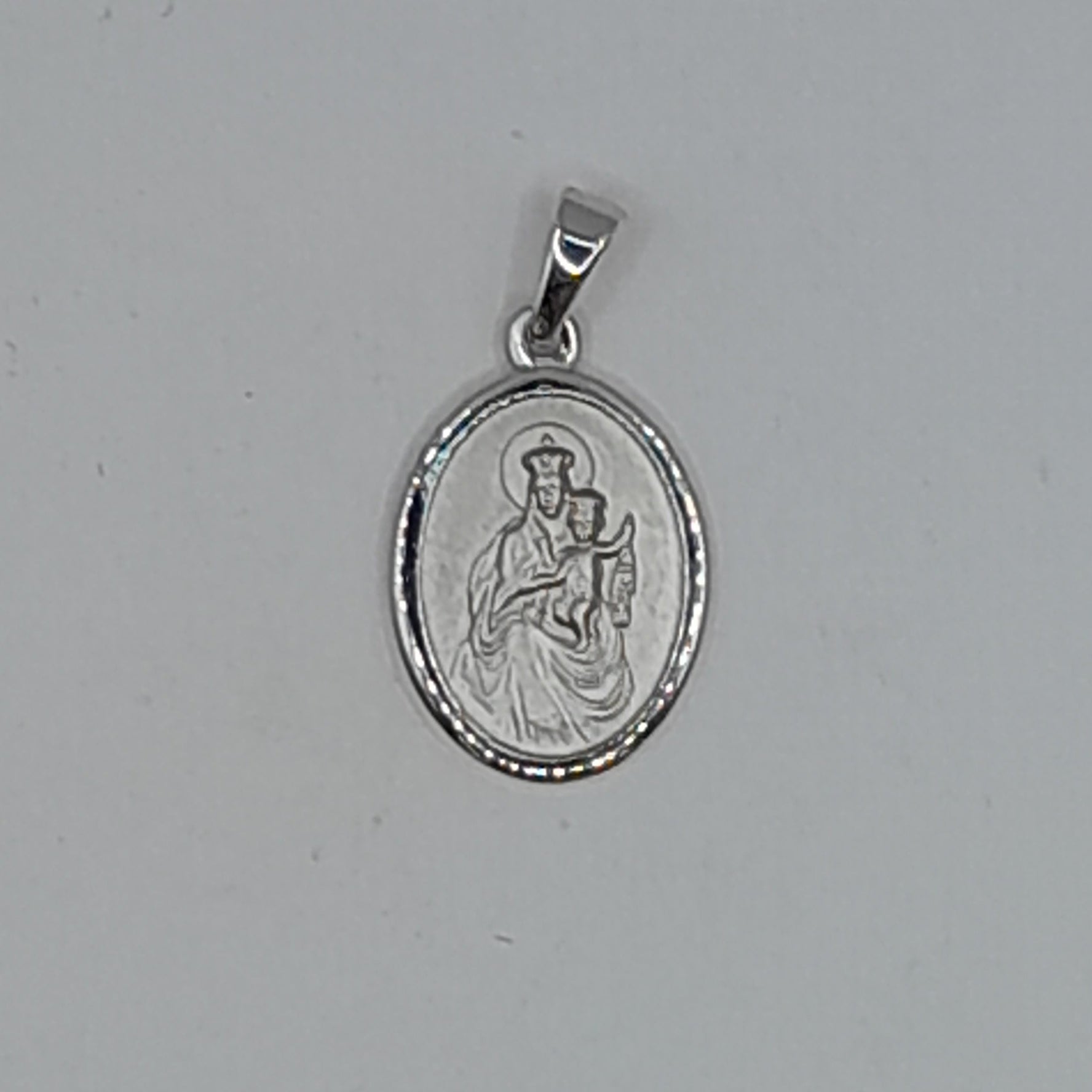 Kettenanhänger Skapulier Silber 925, 16mm