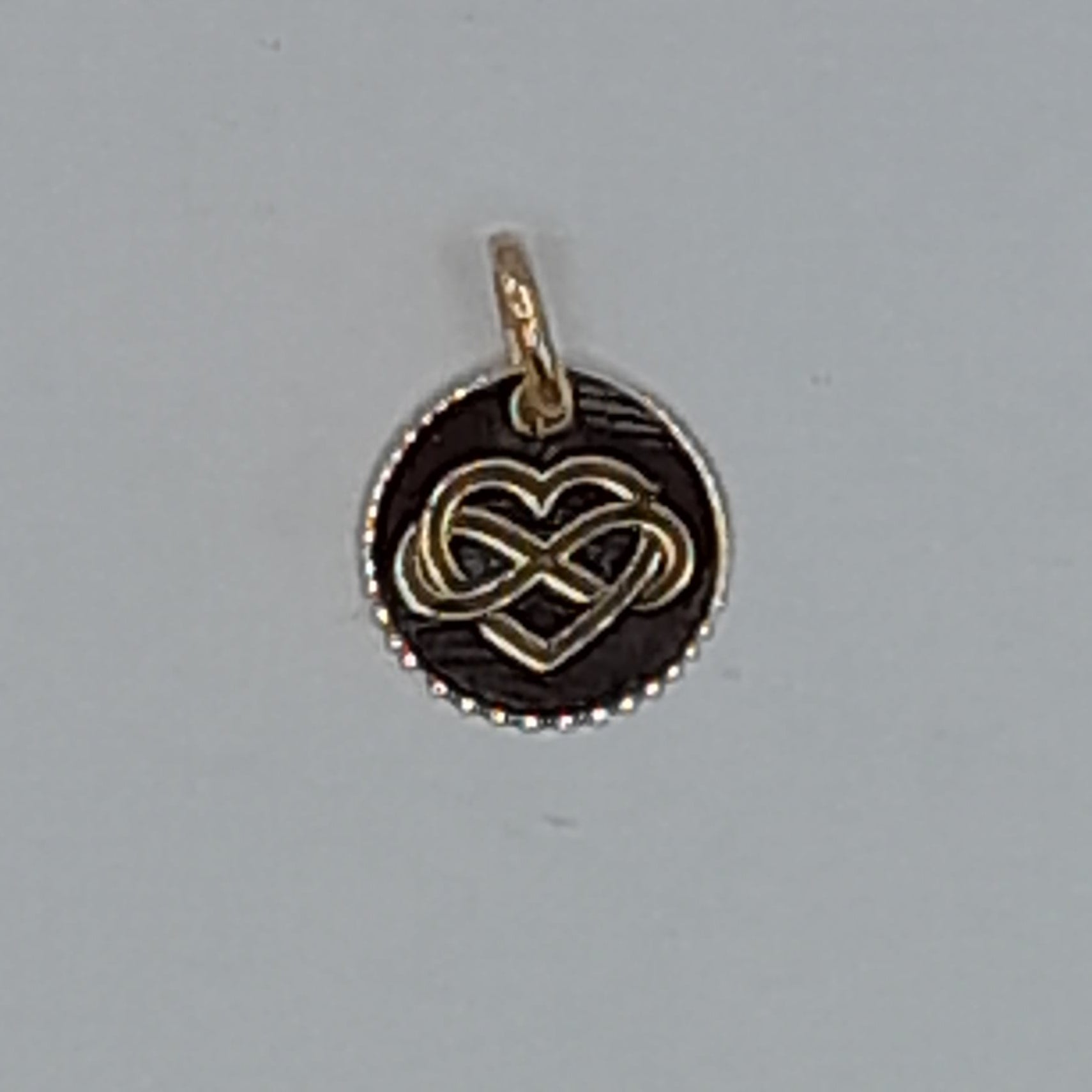 Gravurplatte Unendlichkeit 10mm Gold 585
