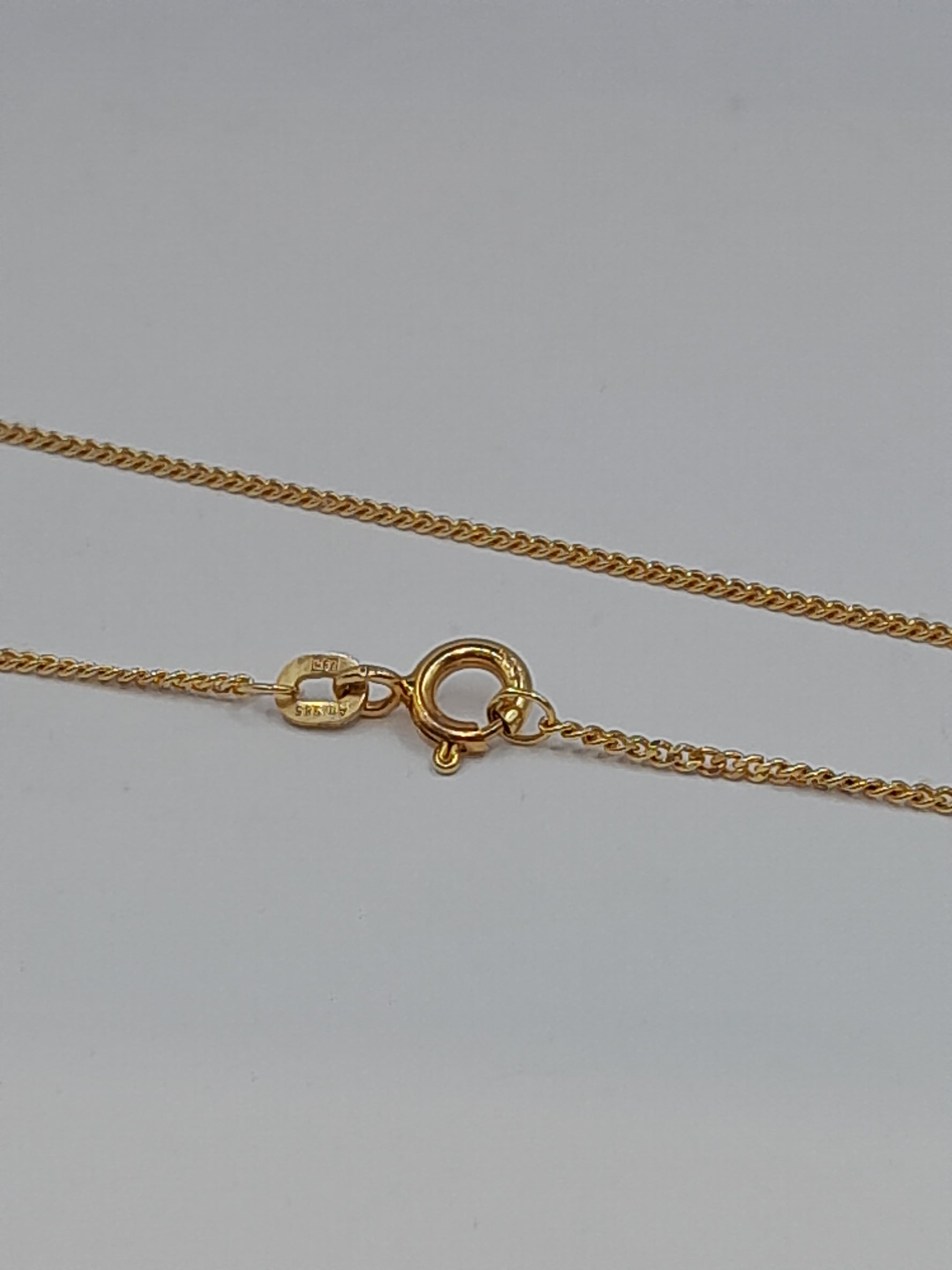 BG-P1-38 Halskette Gelbgold 38cm