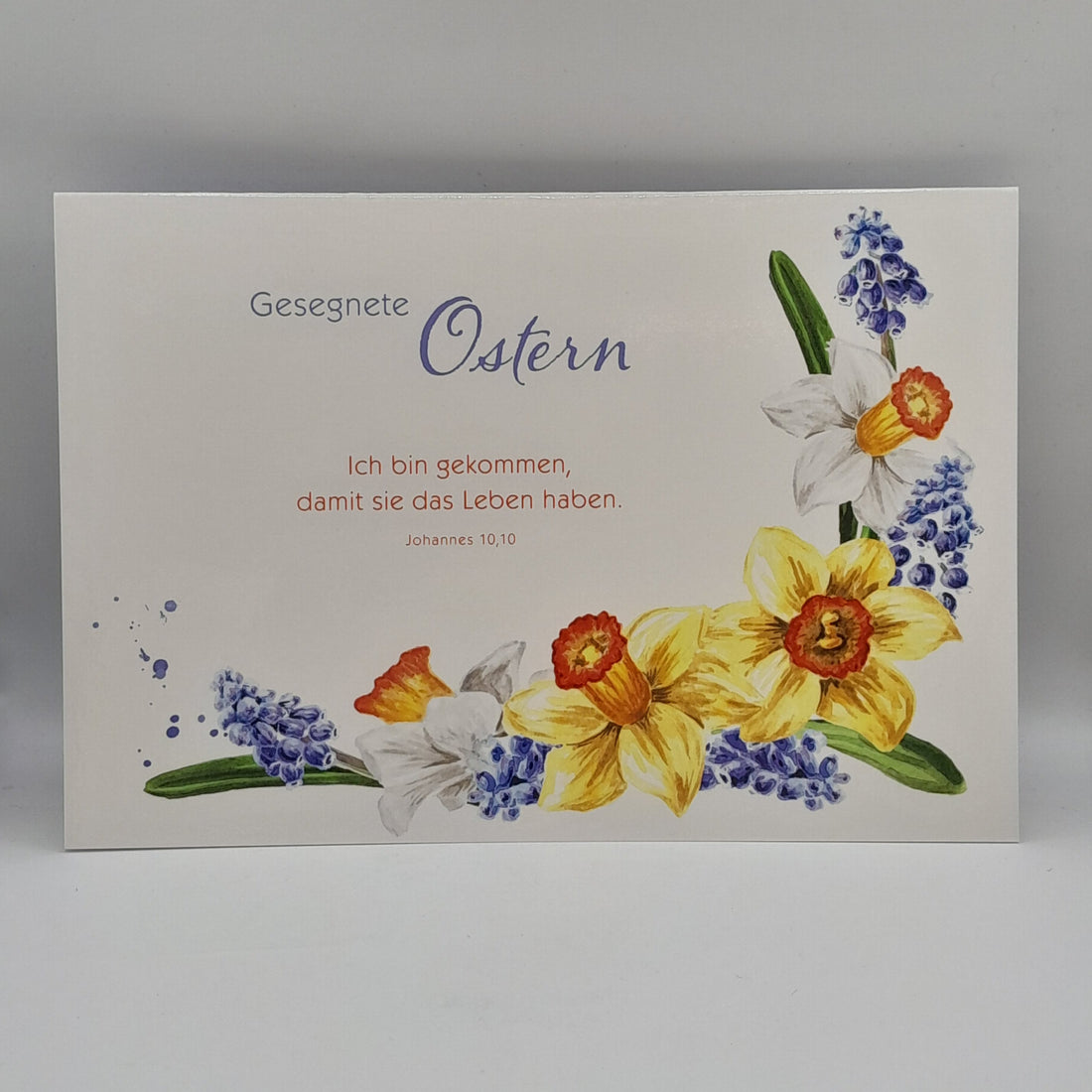 Billet zu Ostern "Frühlingsblumen"