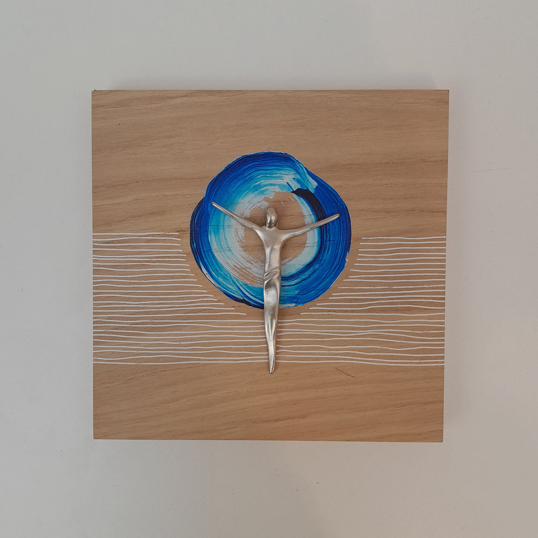 Wandkreuz Eichentafel mit Corpus
