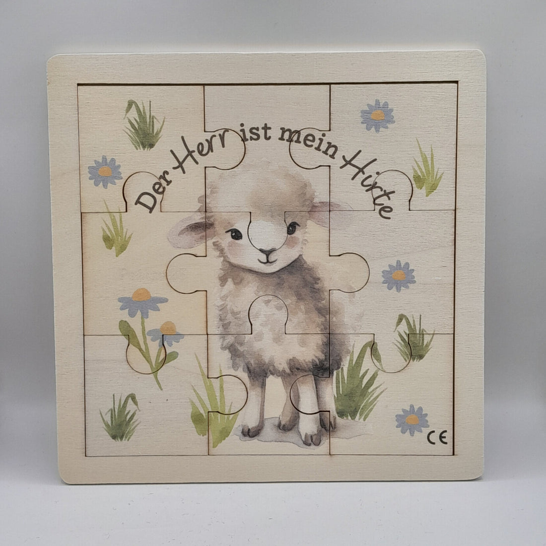 .Holz-Puzzle "Der Herr ist mein Hirte"