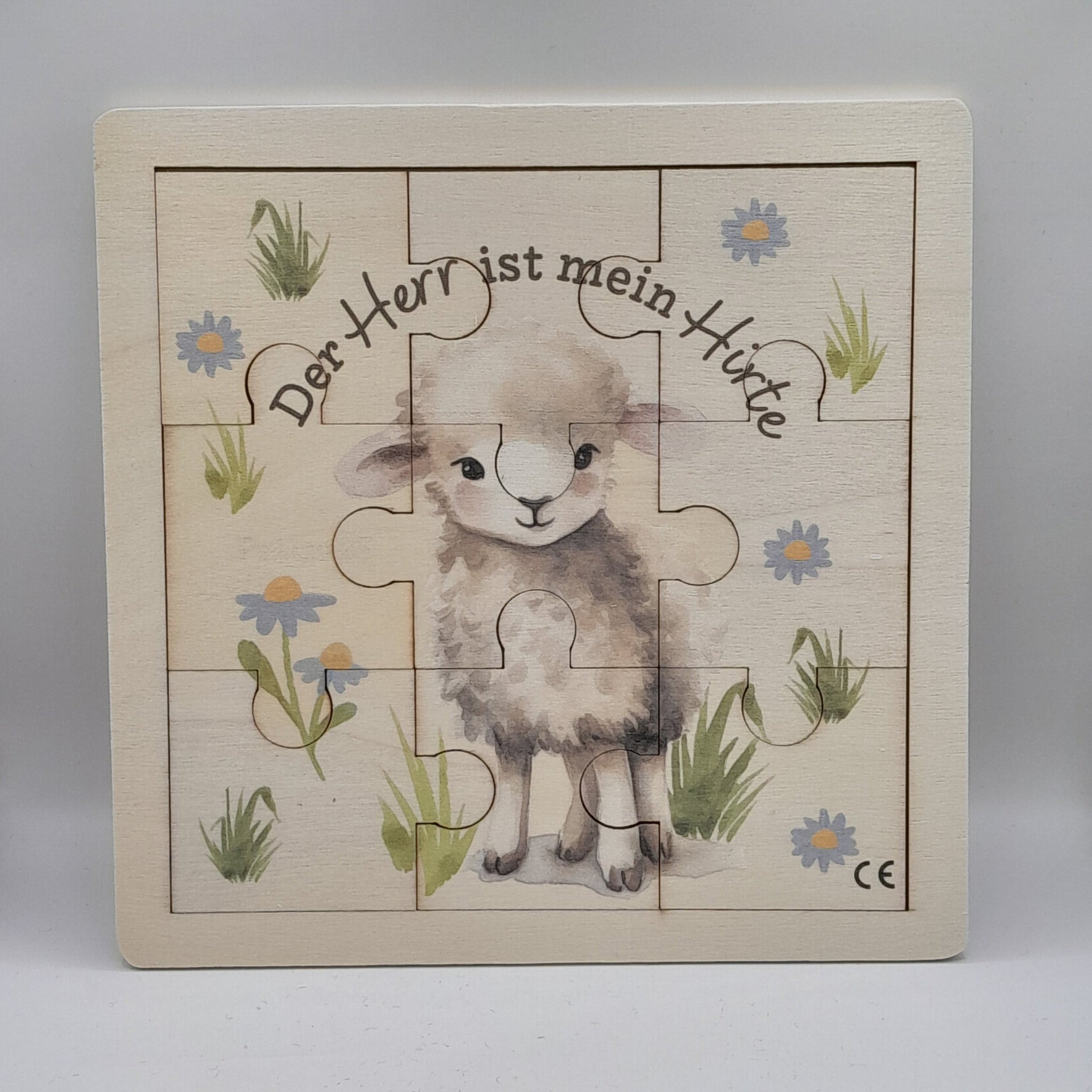 .Holz-Puzzle "Der Herr ist mein Hirte"