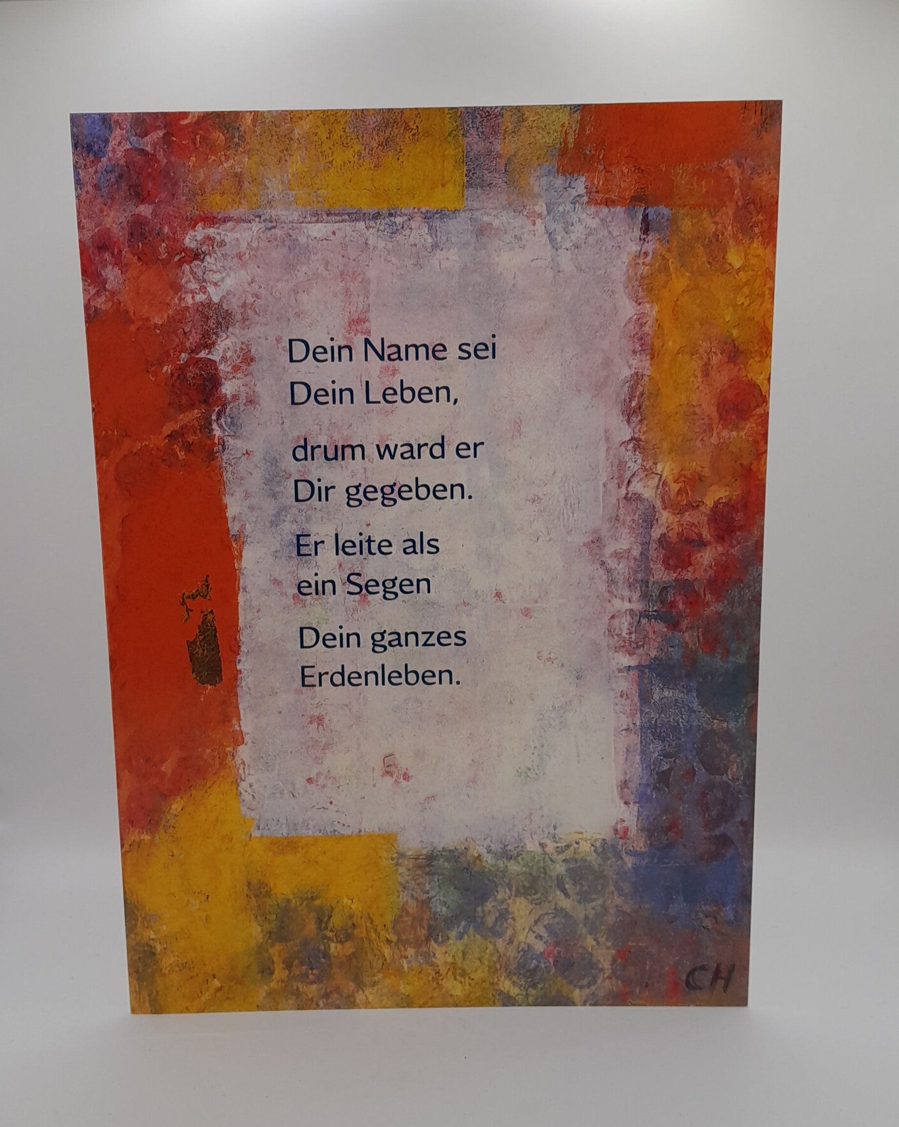 Billet zum Namenstag "Ein Name sei dein Leben"