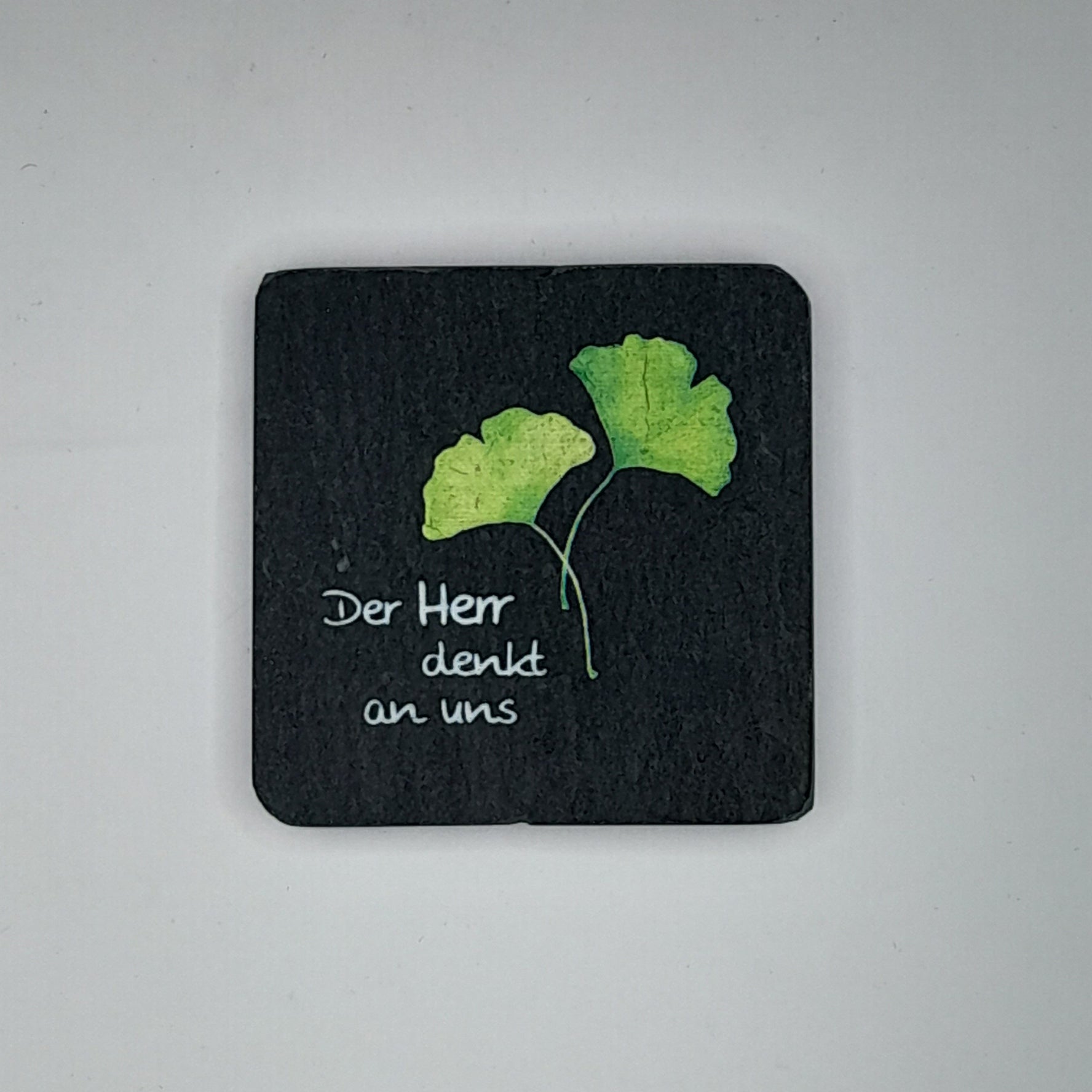 Magnet aus Schiefer "Ginko"