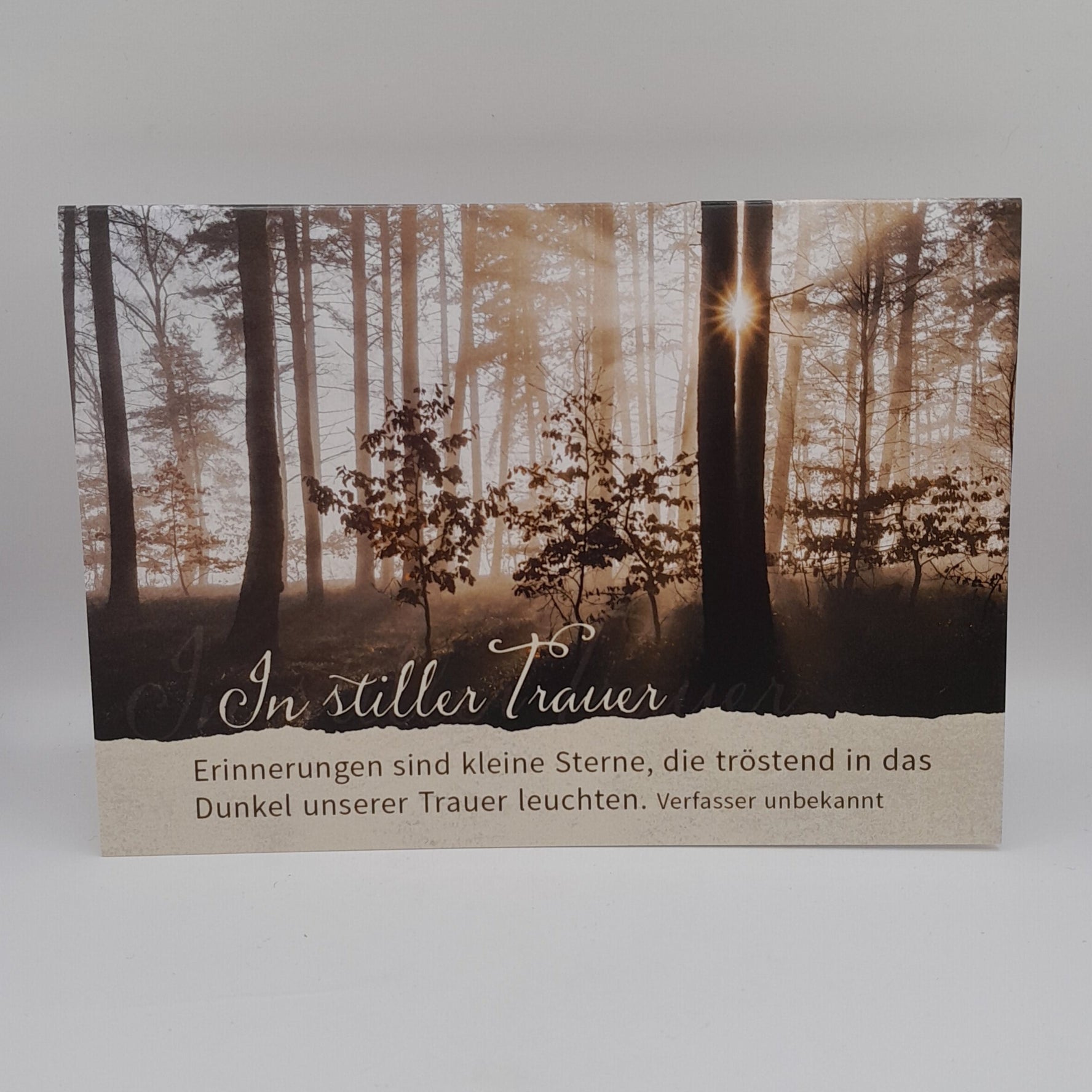 Billet / Trauer "Wald"