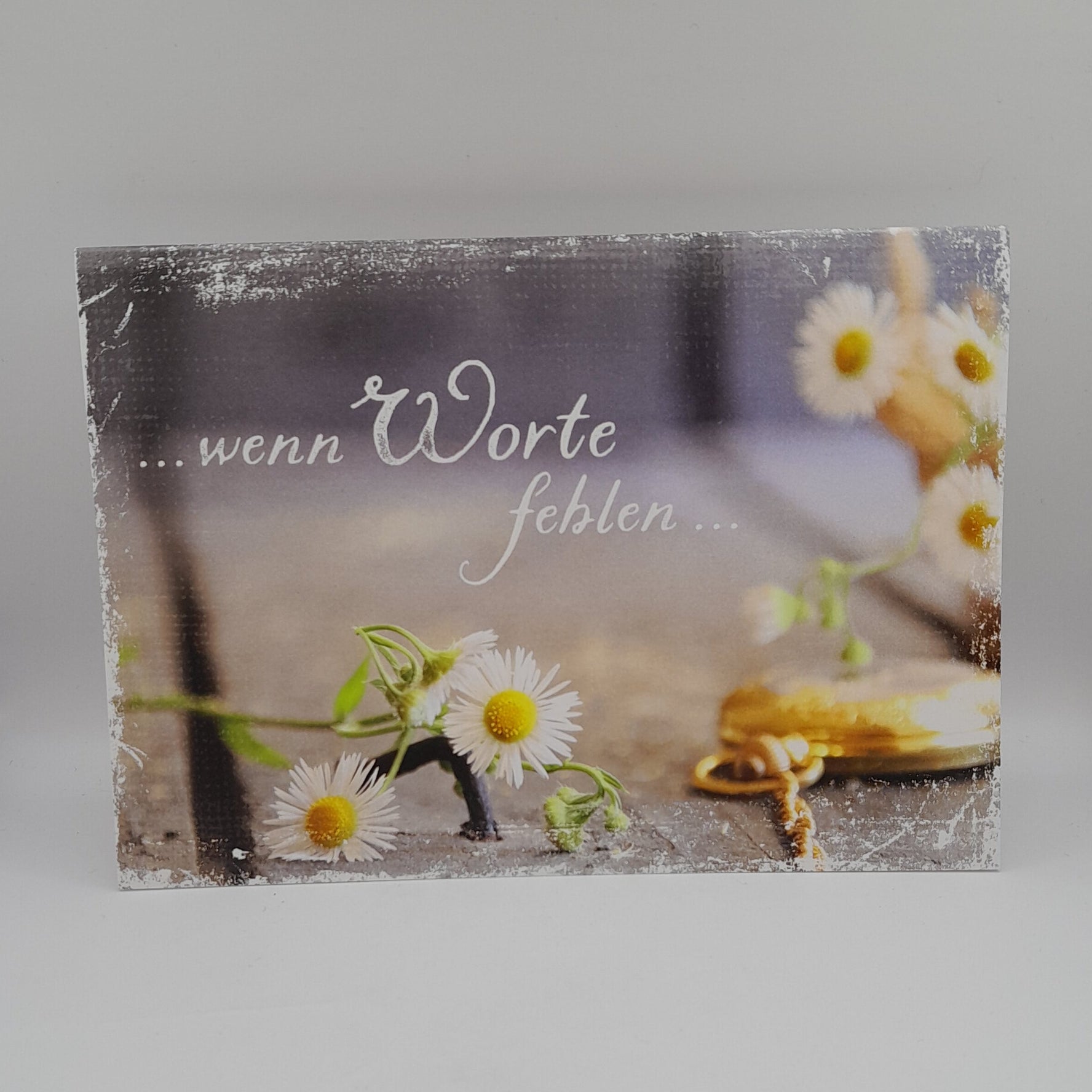 Billet / Trauer "Wenn Worte fehlen"