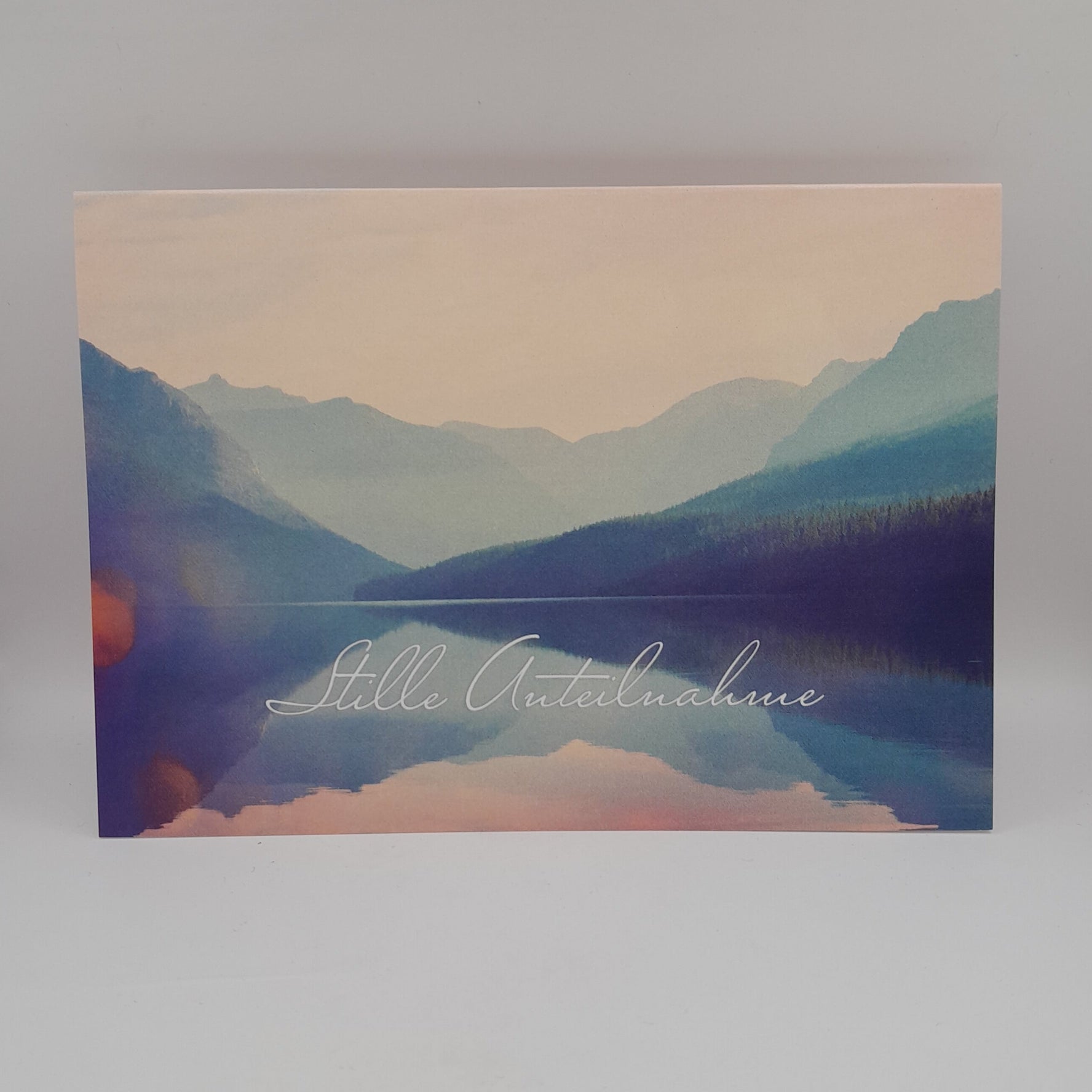 Billet / Trauer "Bergsee"