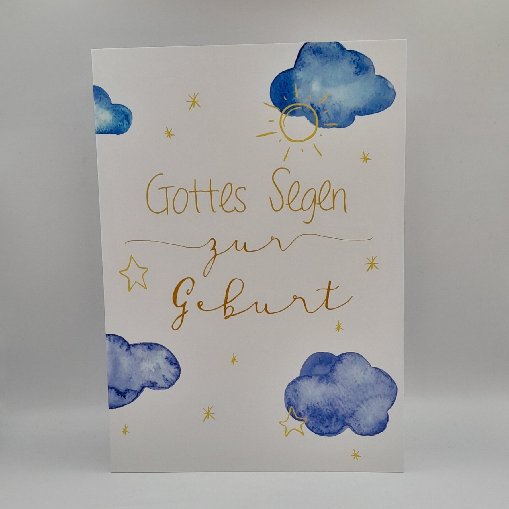 Billet zur Geburt "Gottes Segen"