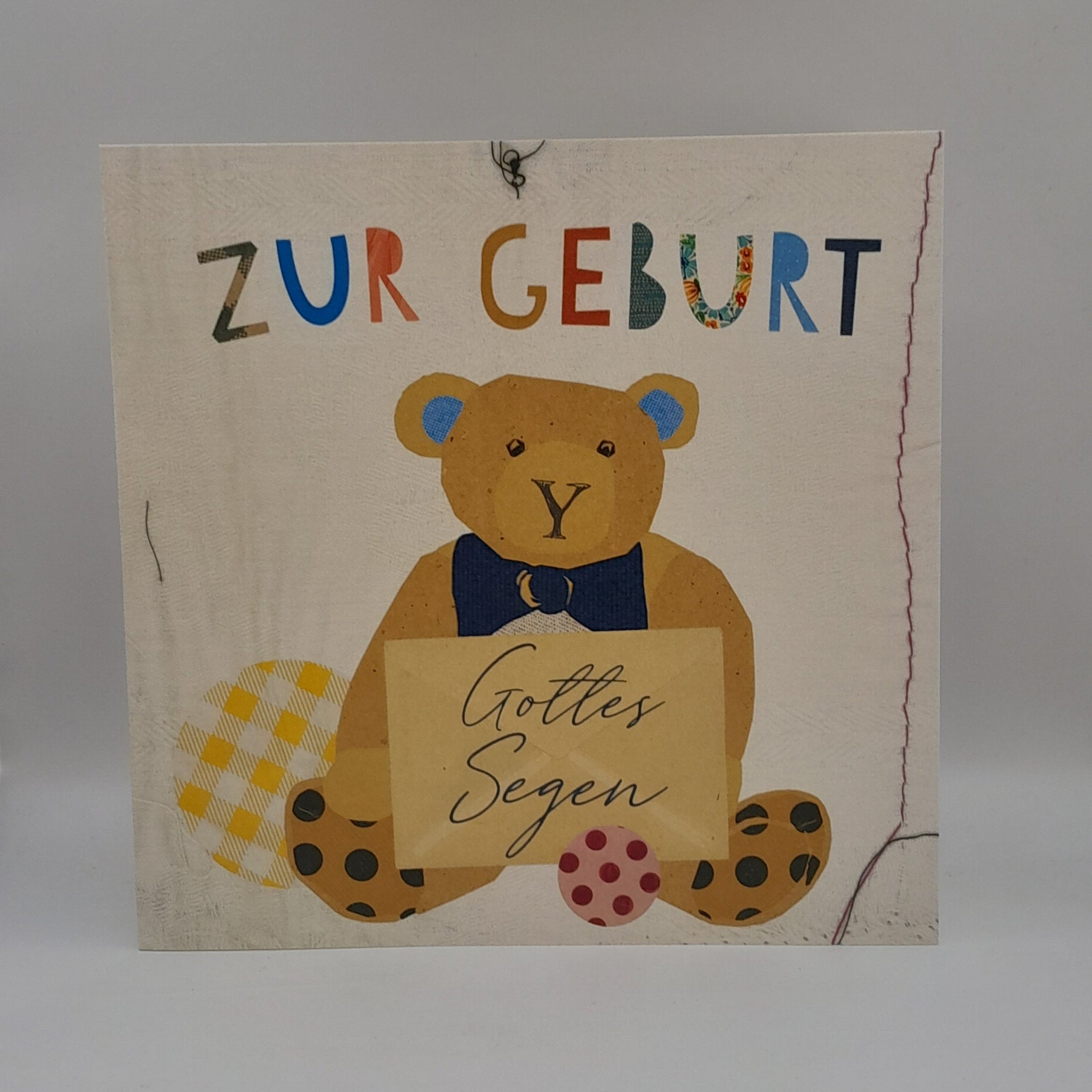Billet zur Geburt "Teddybär"