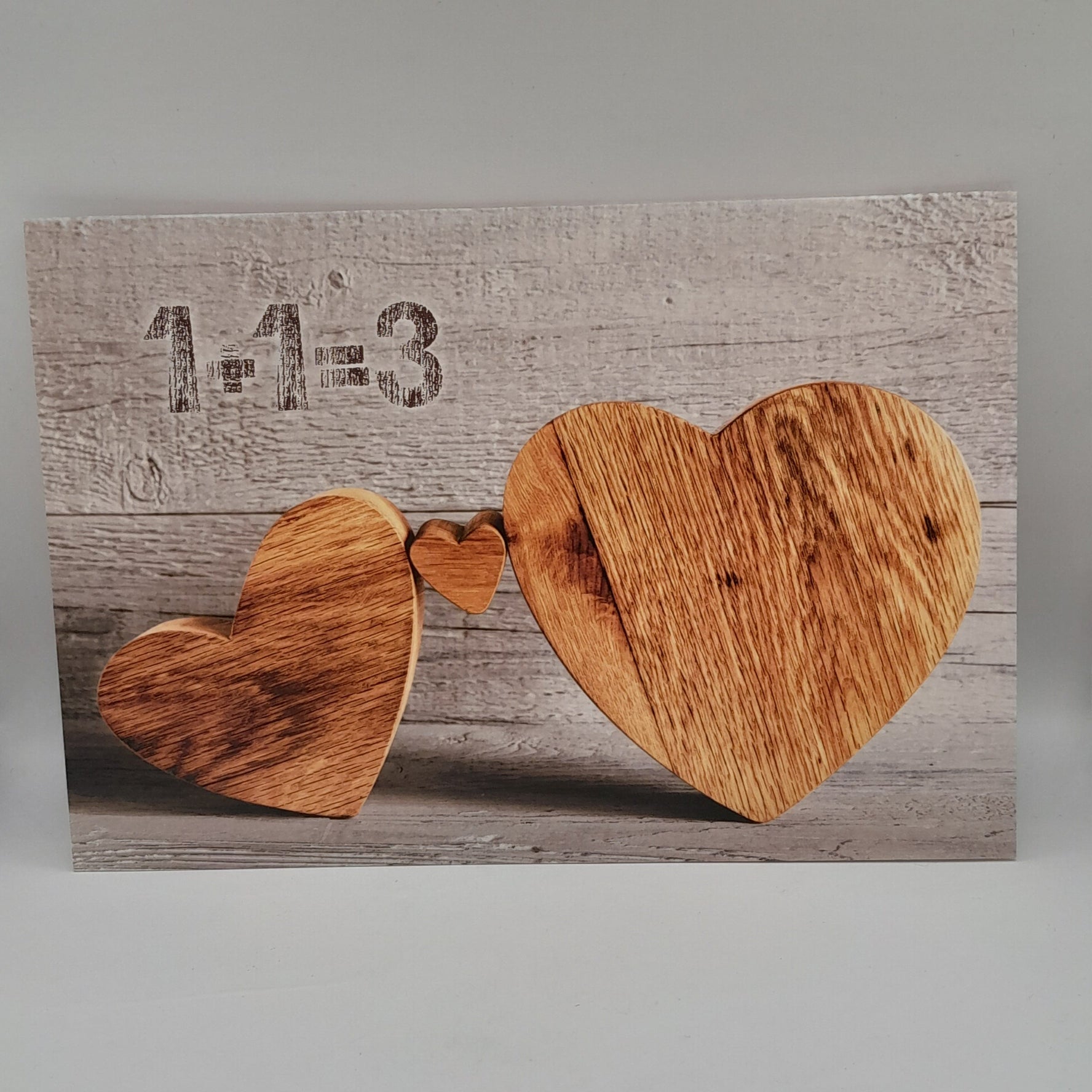 Billet zur Geburt "1 + 1 = 3"