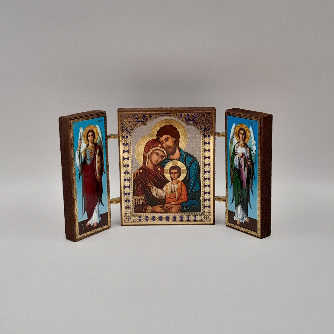 Magnet-Ikone Tryptichon "Heilige Familie"
