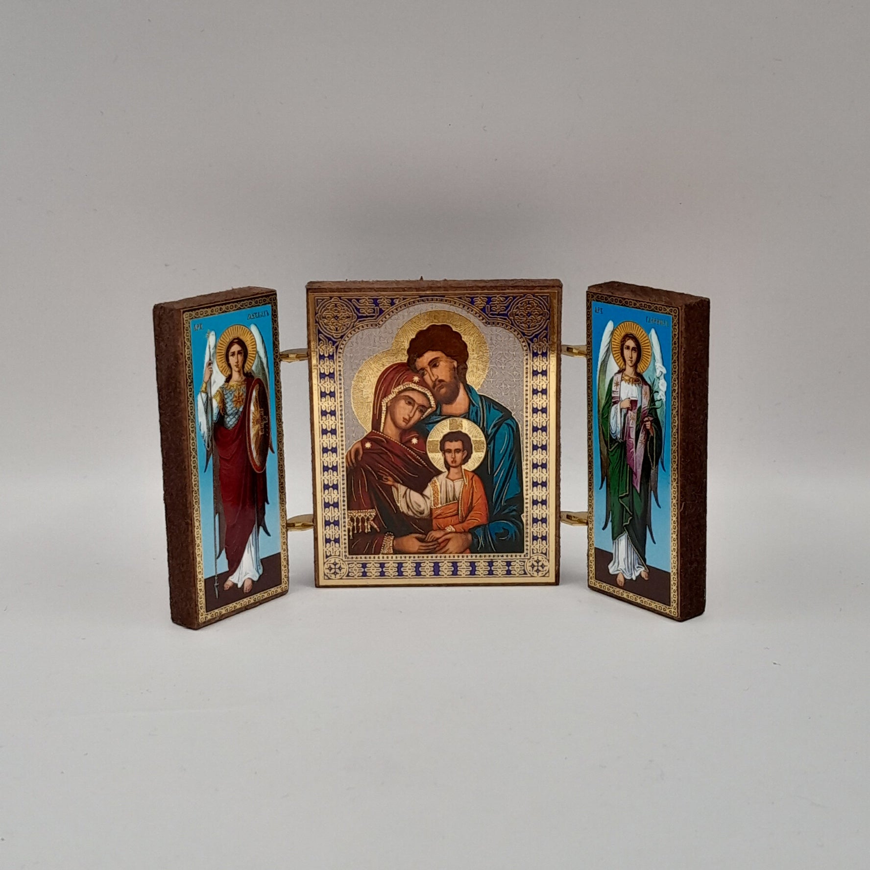 Magnet-Ikone Tryptichon "Heilige Familie"