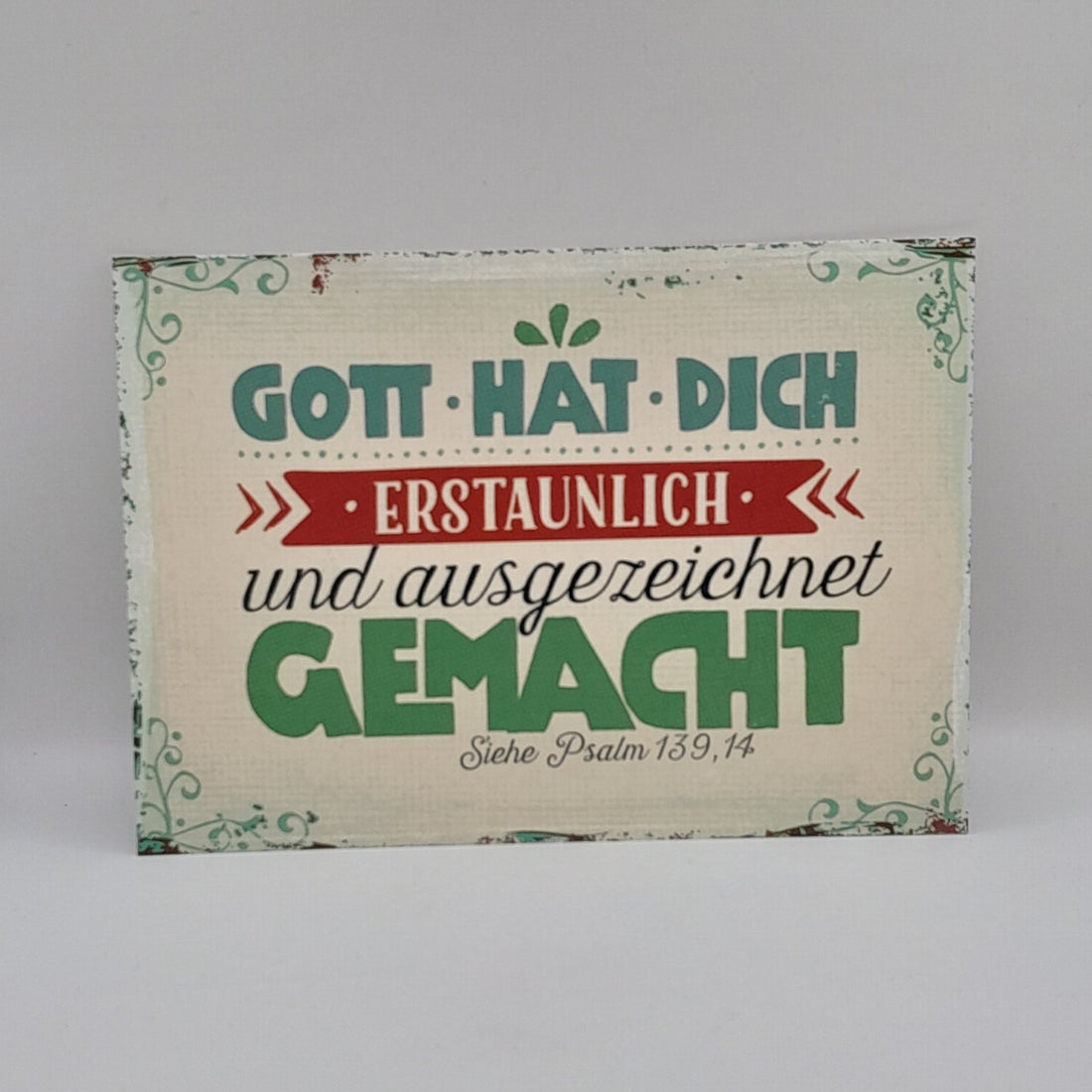Postkarte / Inspiration "Gott hat dich erstaunlich..."