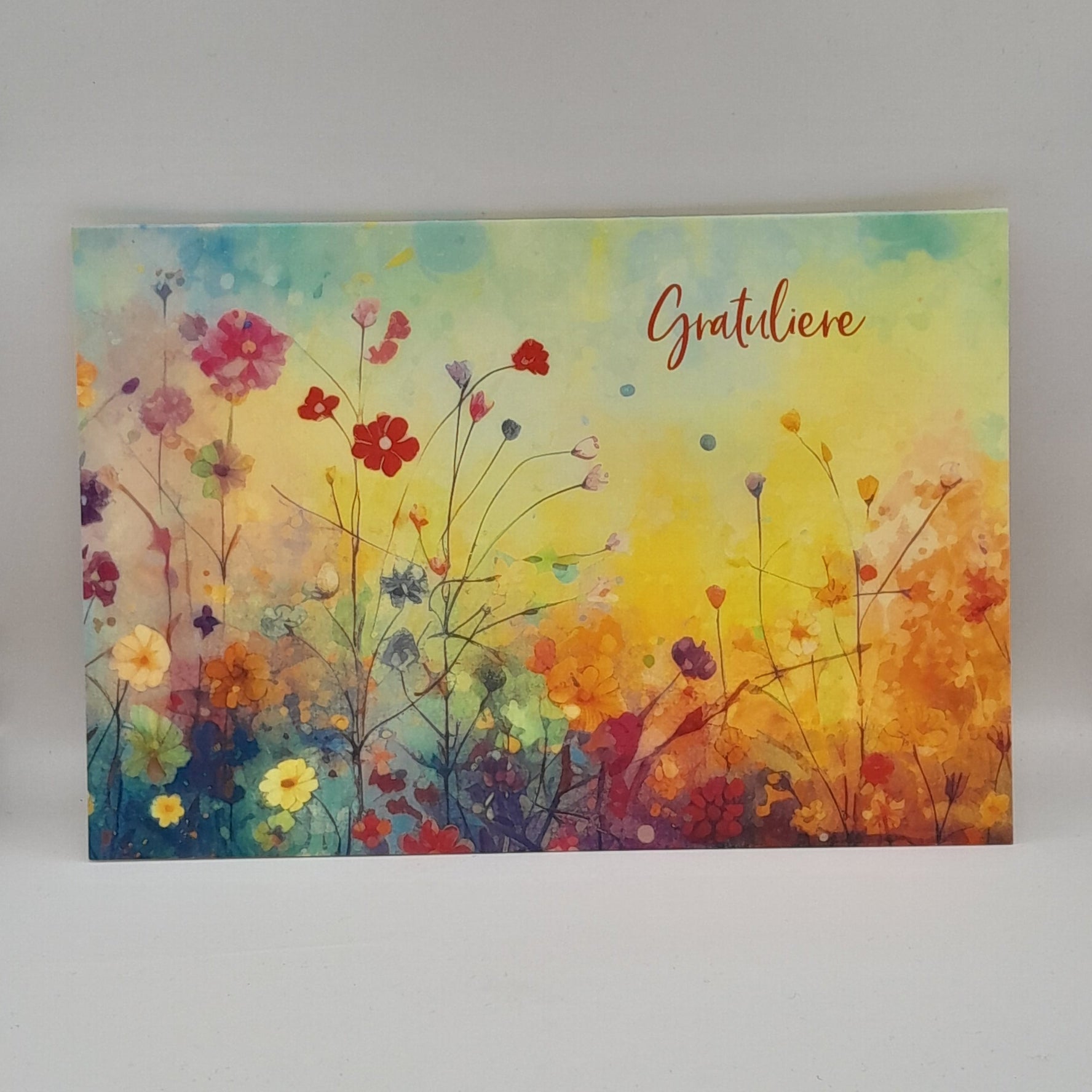 Billet zum Geburtstag "Gratuliere"