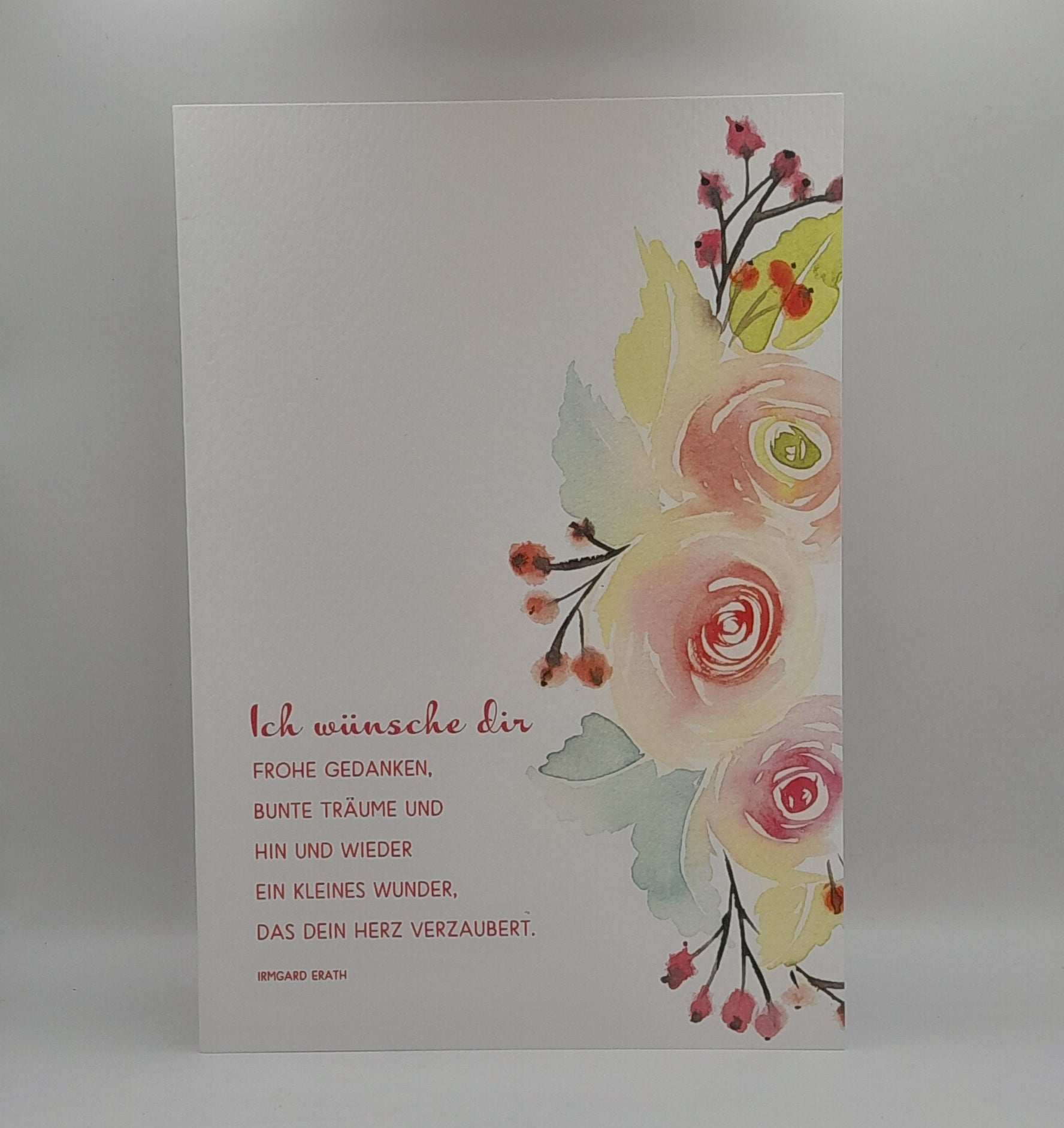 Billet zum Geburtstag "Ich wünsche dir"