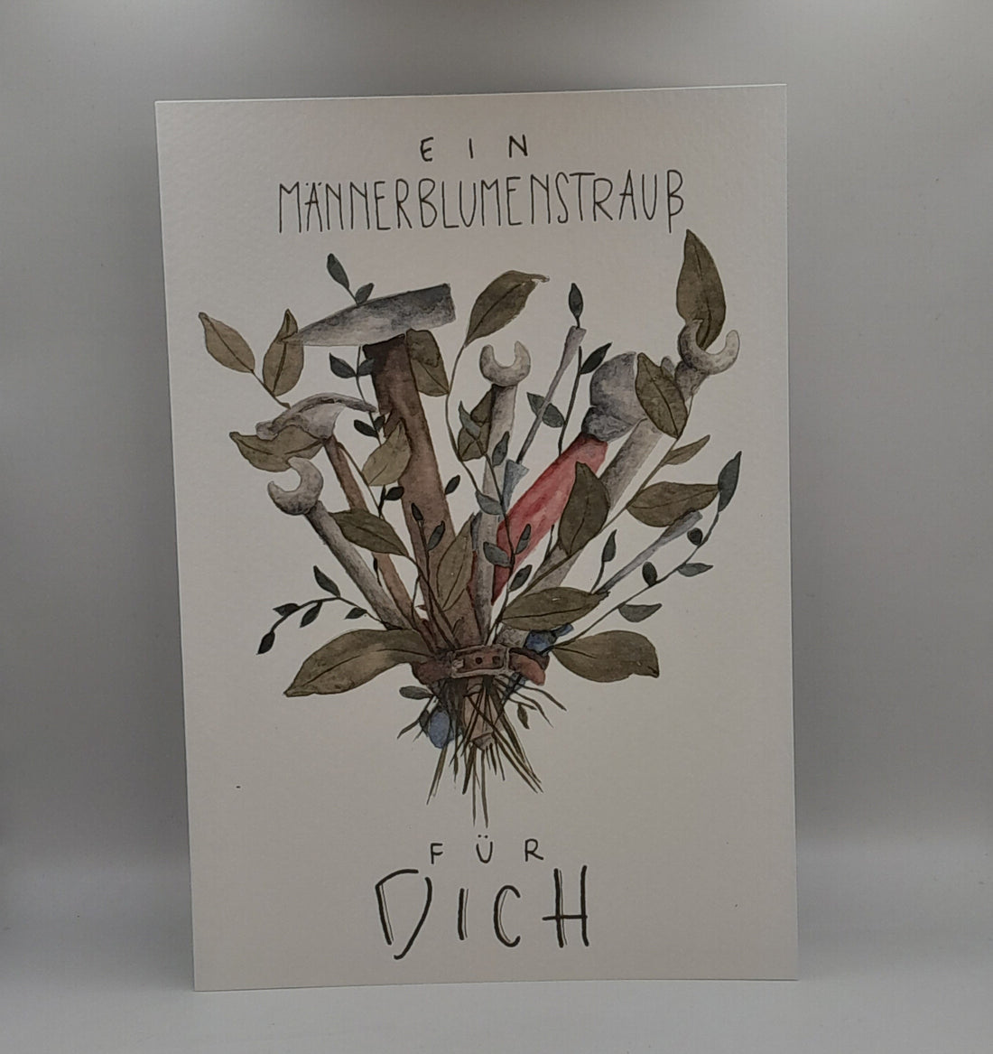 Billet zum Geburtstag "Männerblumenstrauß"