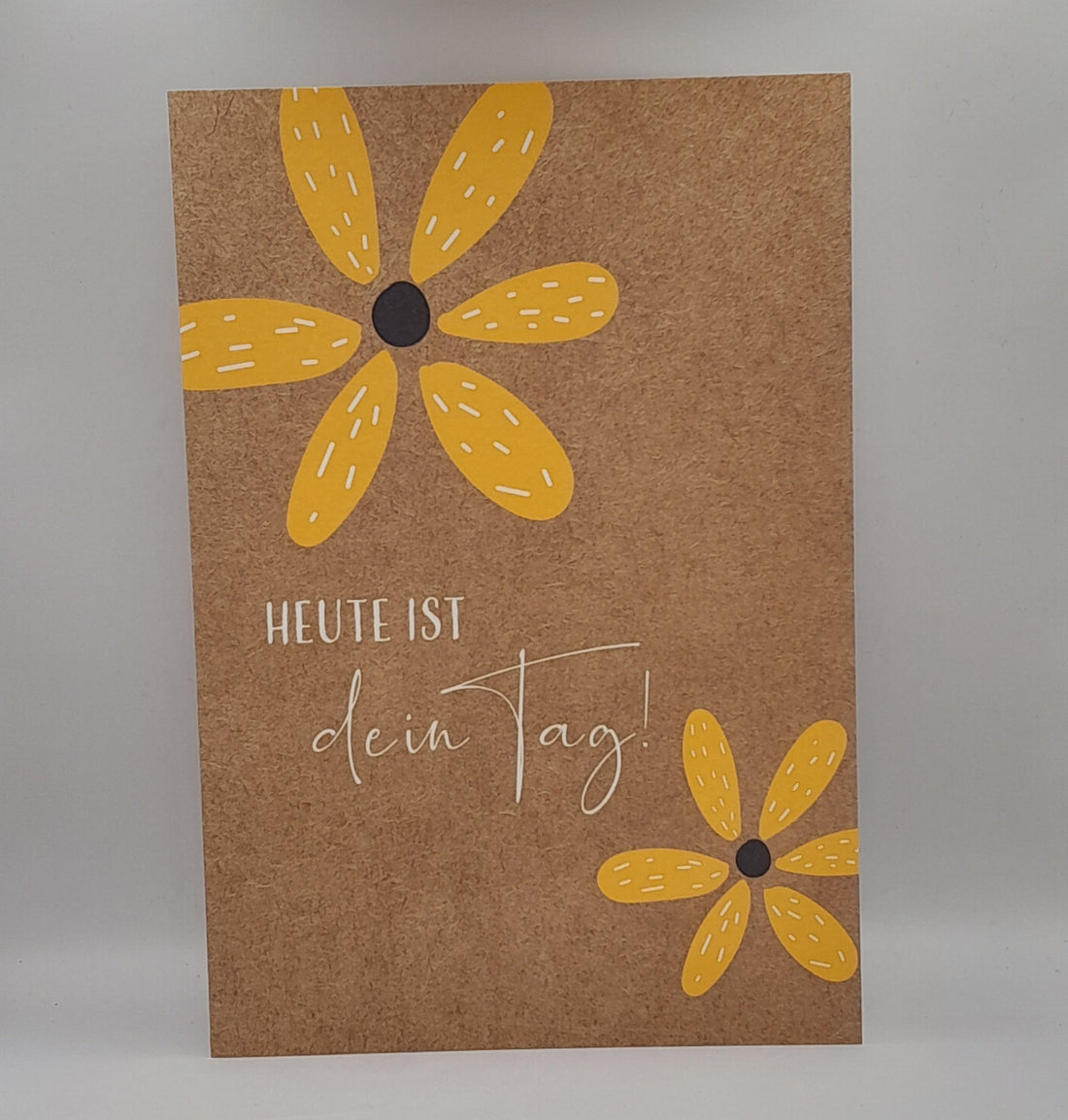 Billet zum Geburtstag "Gelbe Blumen"