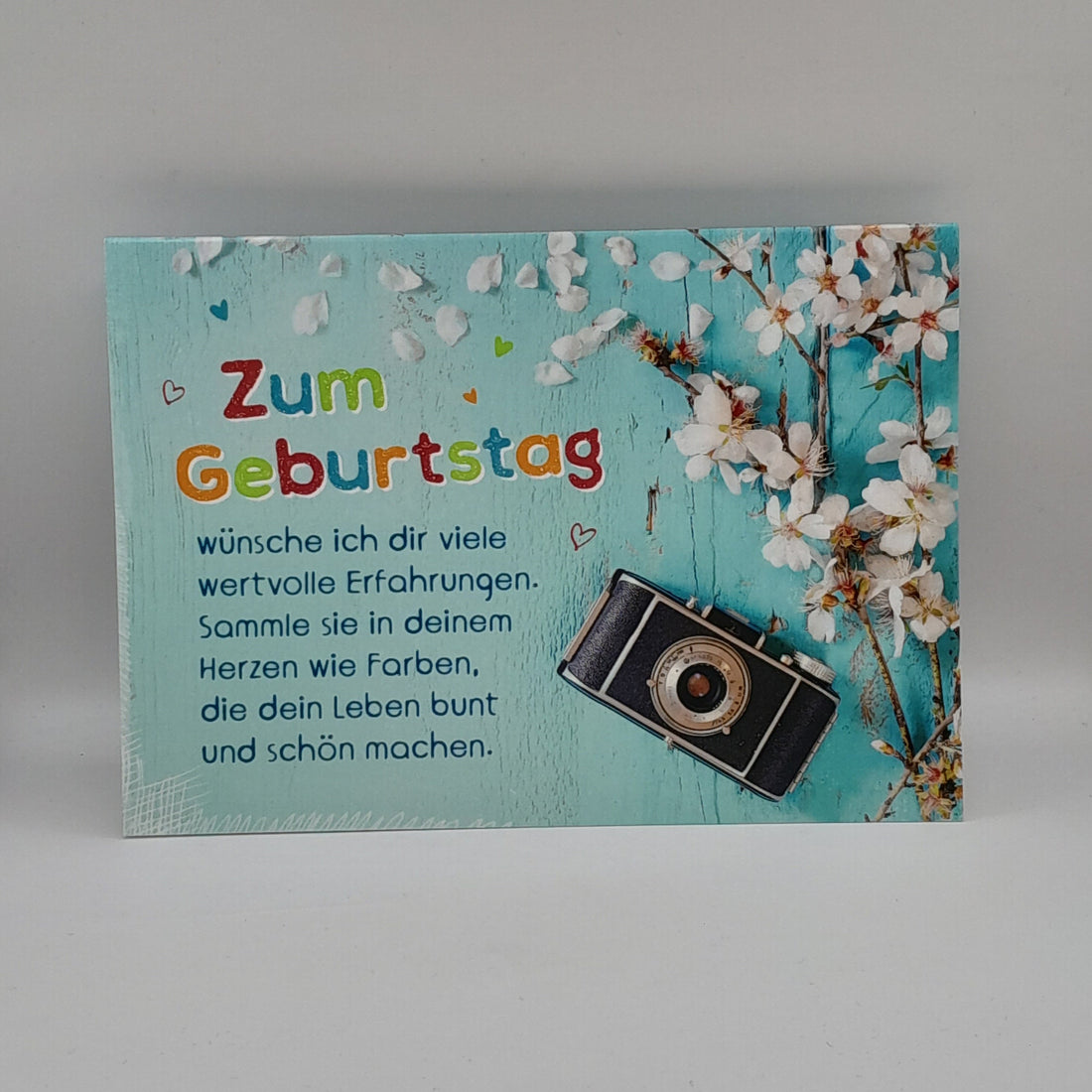 Billet zum Geburtstag "Fotoapparat"