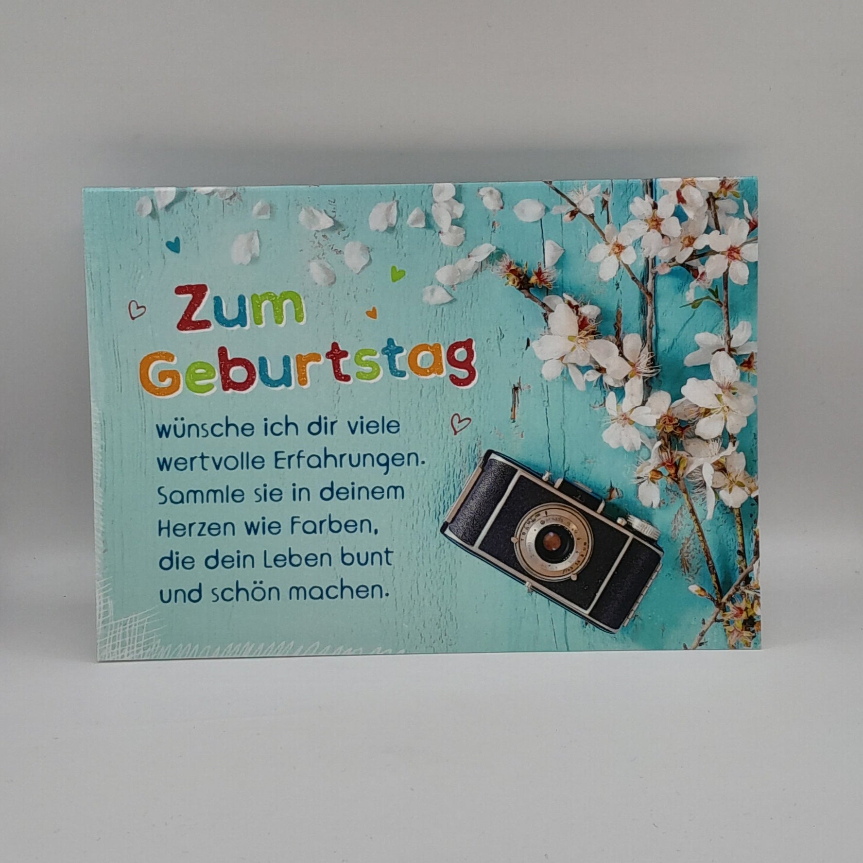 Billet zum Geburtstag "Fotoapparat"