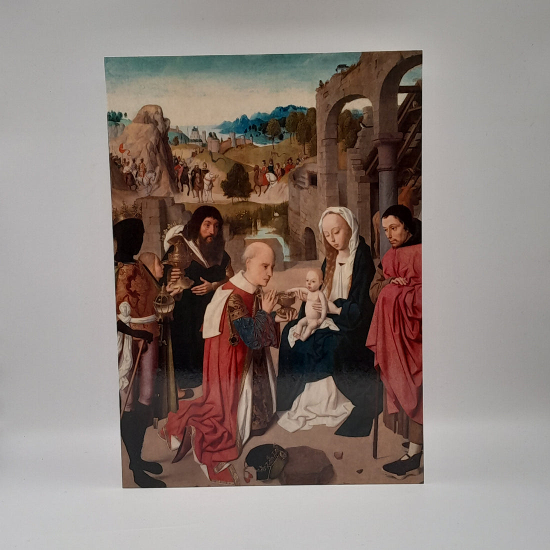 Billet zu Weihnachten "Die Anbetung der Könige"