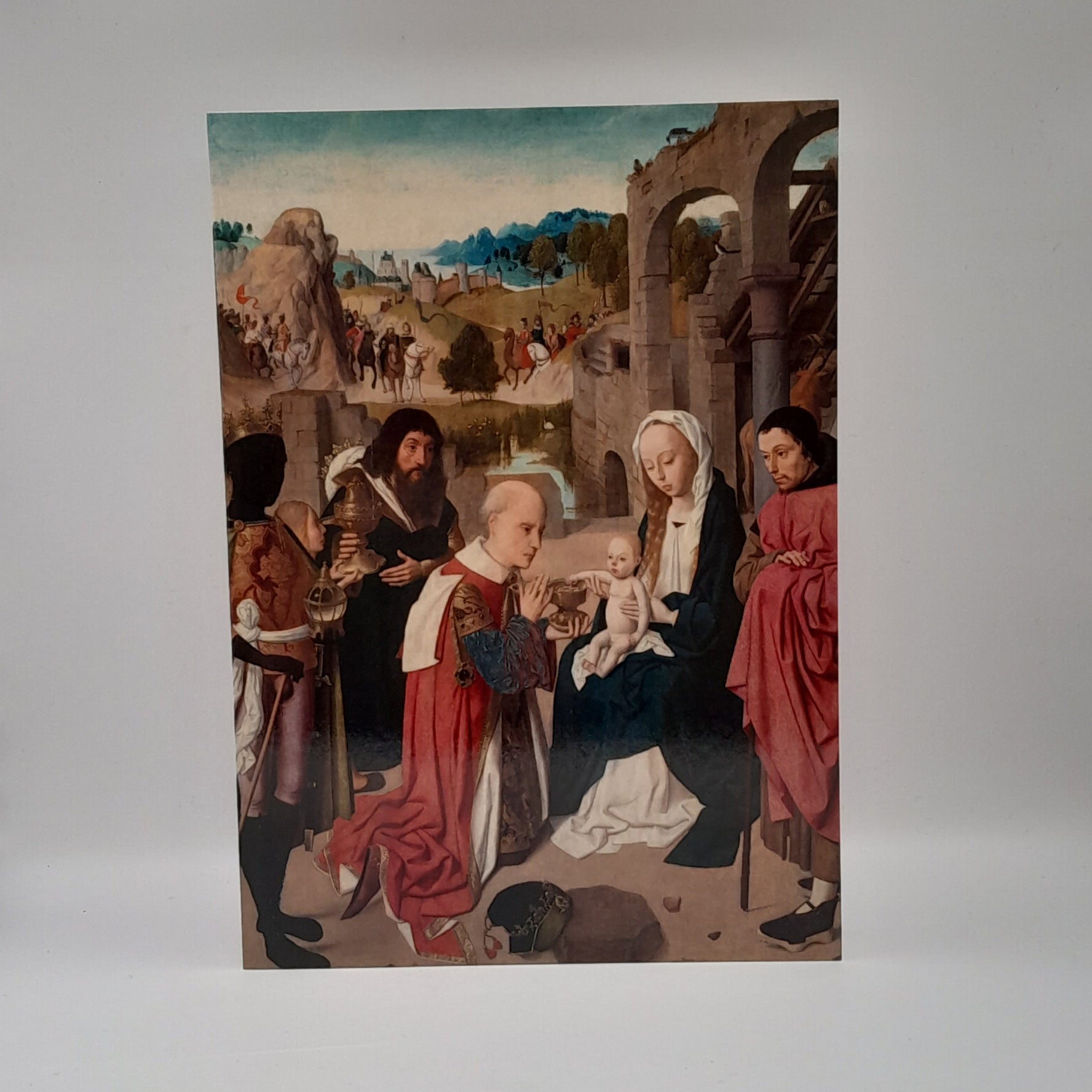 Billet zu Weihnachten "Die Anbetung der Könige"