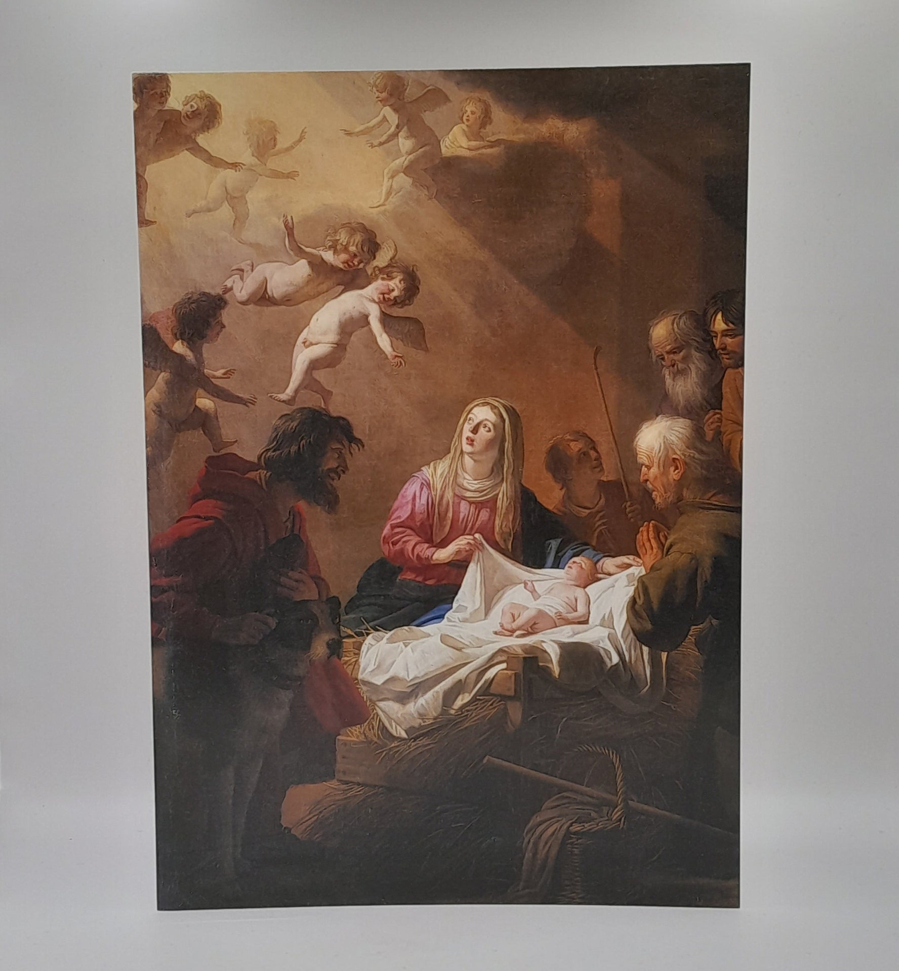 Billet zu Weihnachten "Anbetung der Hirten"