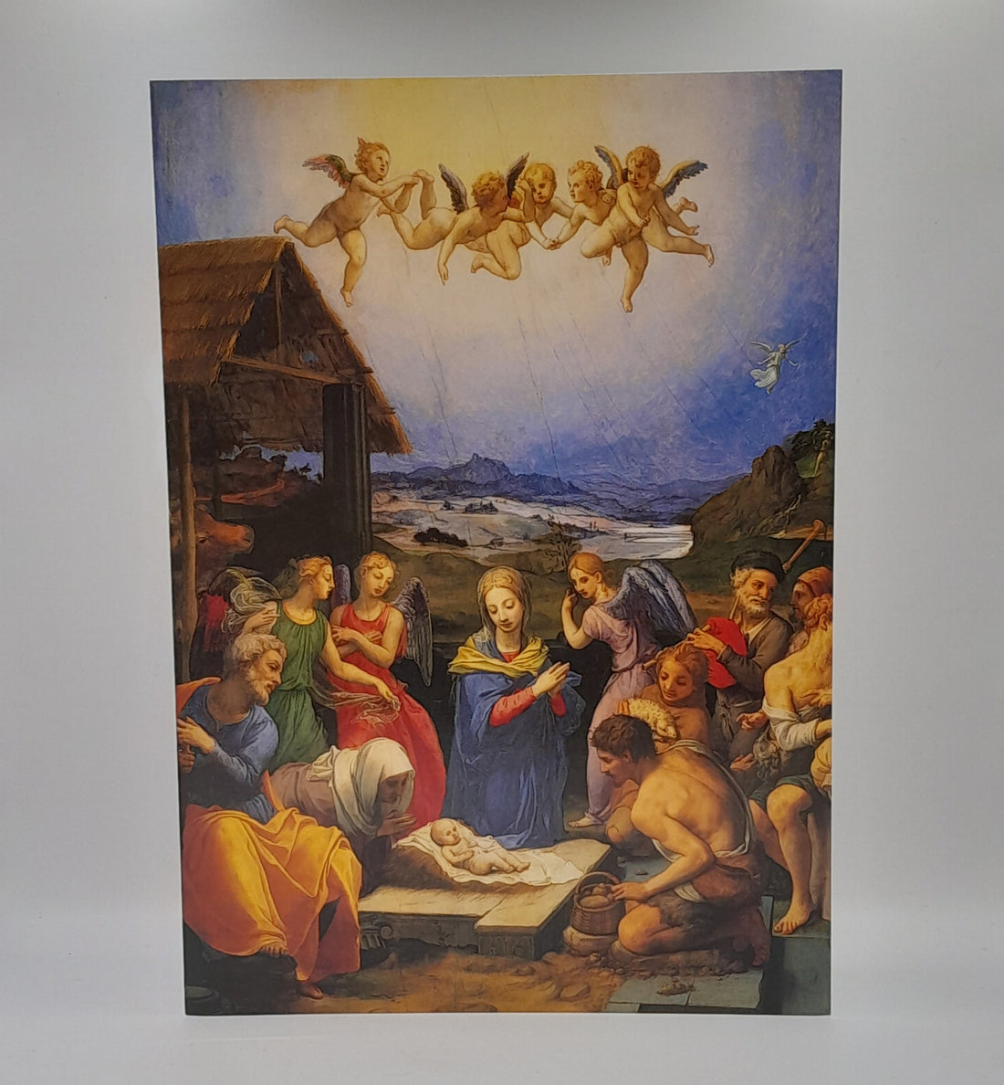 Billet zu Weihnachten "Anbetung der Hirten"