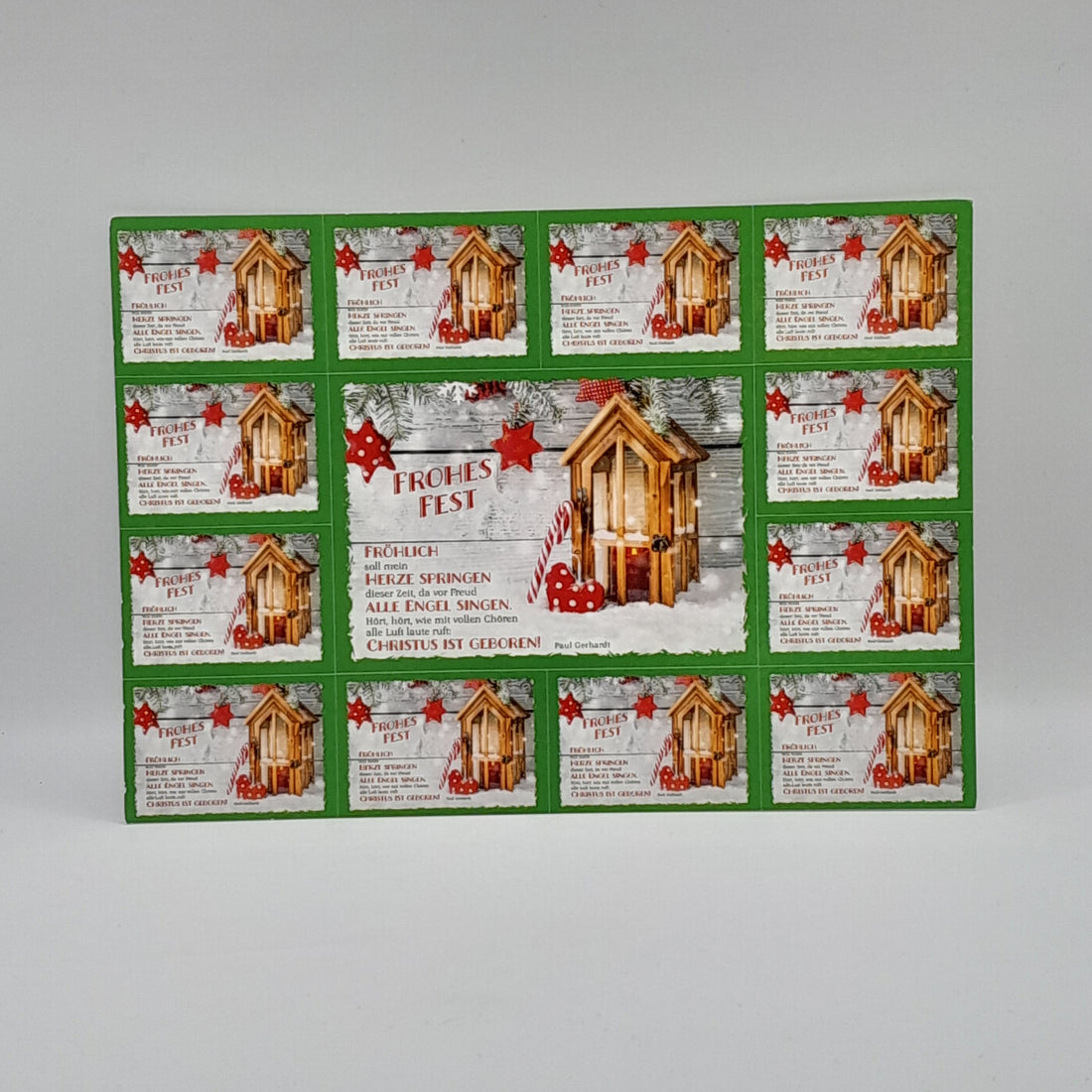 Sticker-Postkarte "Frohes Fest"