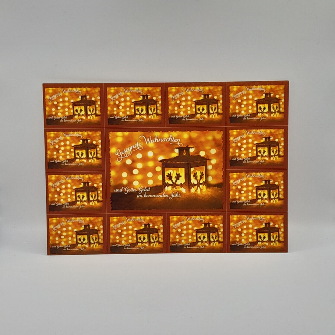 Sticker-Postkarte "Gesegnete Weihnachten"