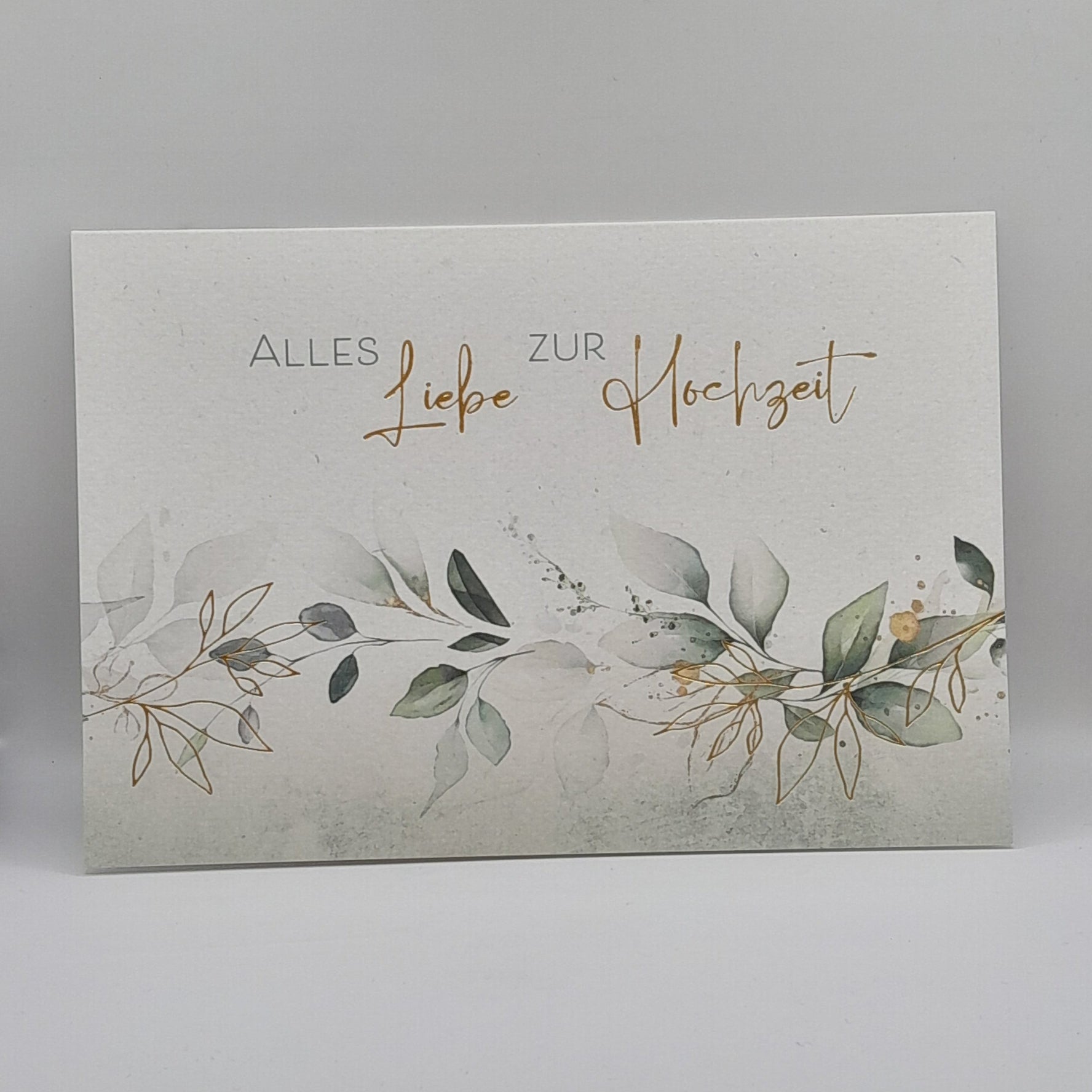 Billet zur Hochzeit "Alles Liebe"
