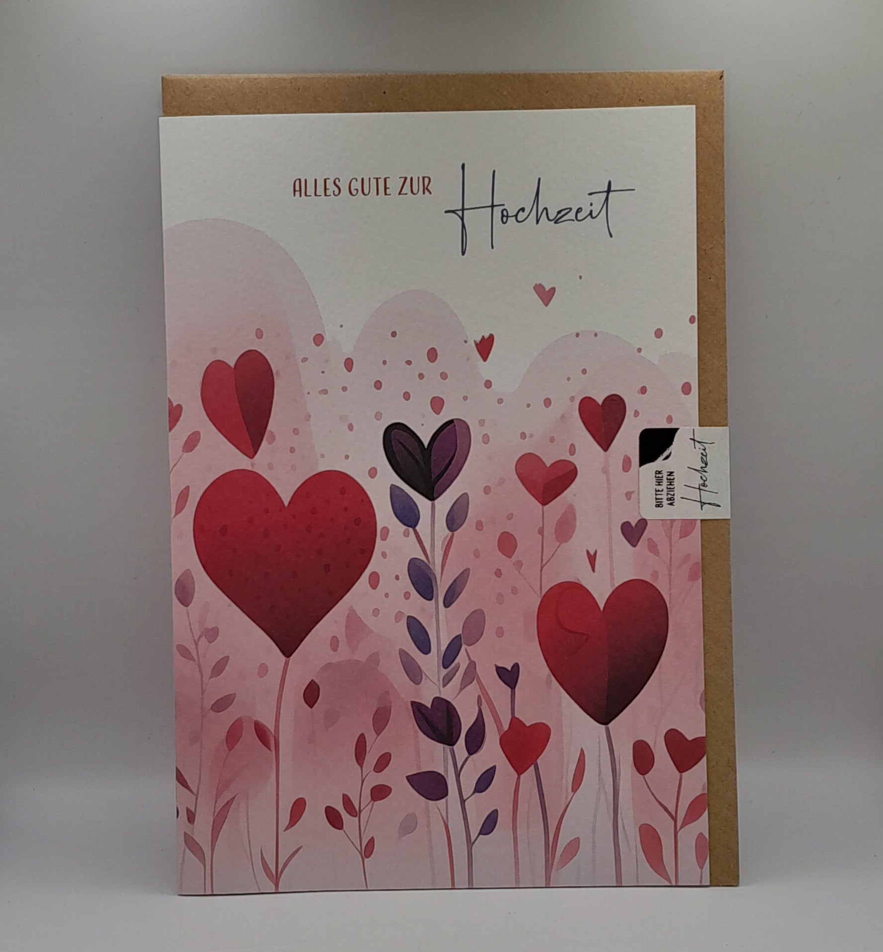 Billet / Hochzeit "Herzen"